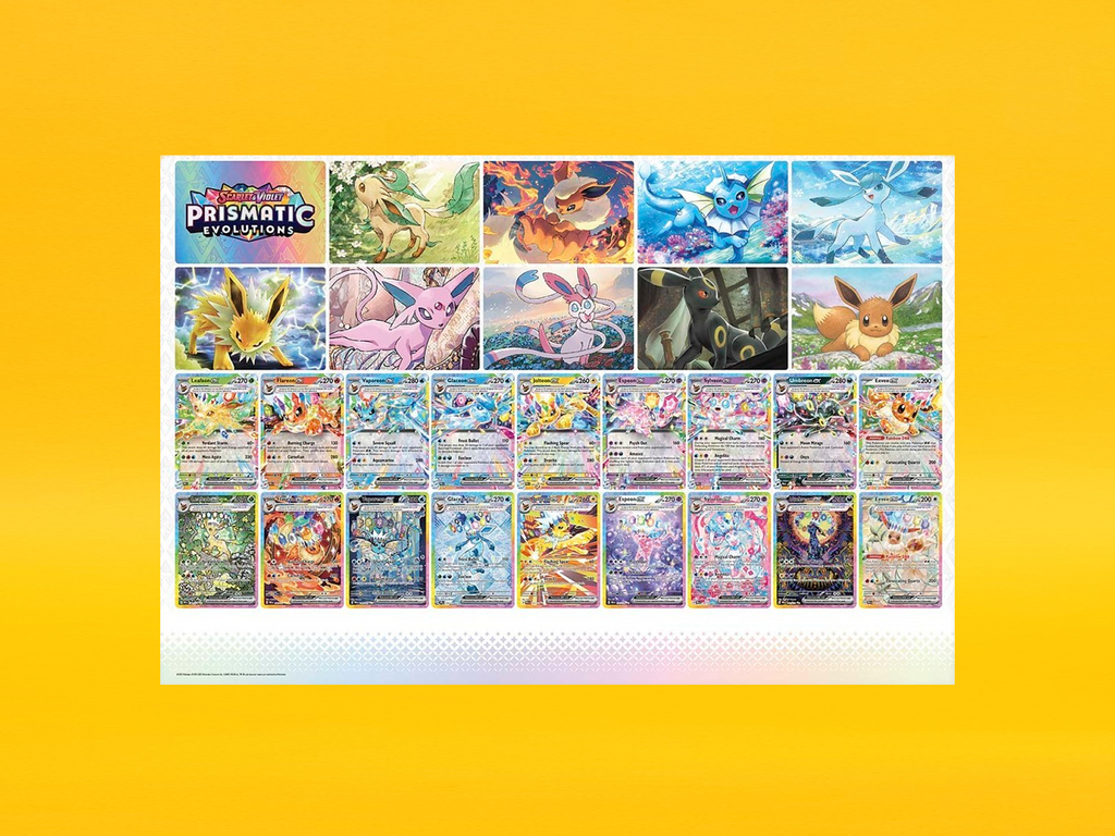 Prismatic Evolutions Poster Collection – 2025 Pokémon TCG