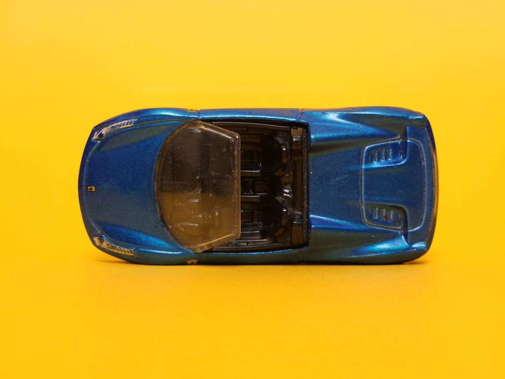 Ferrari 458 Spider: Metalflake Blue – 2013 Mattel Hot Wheels Basic