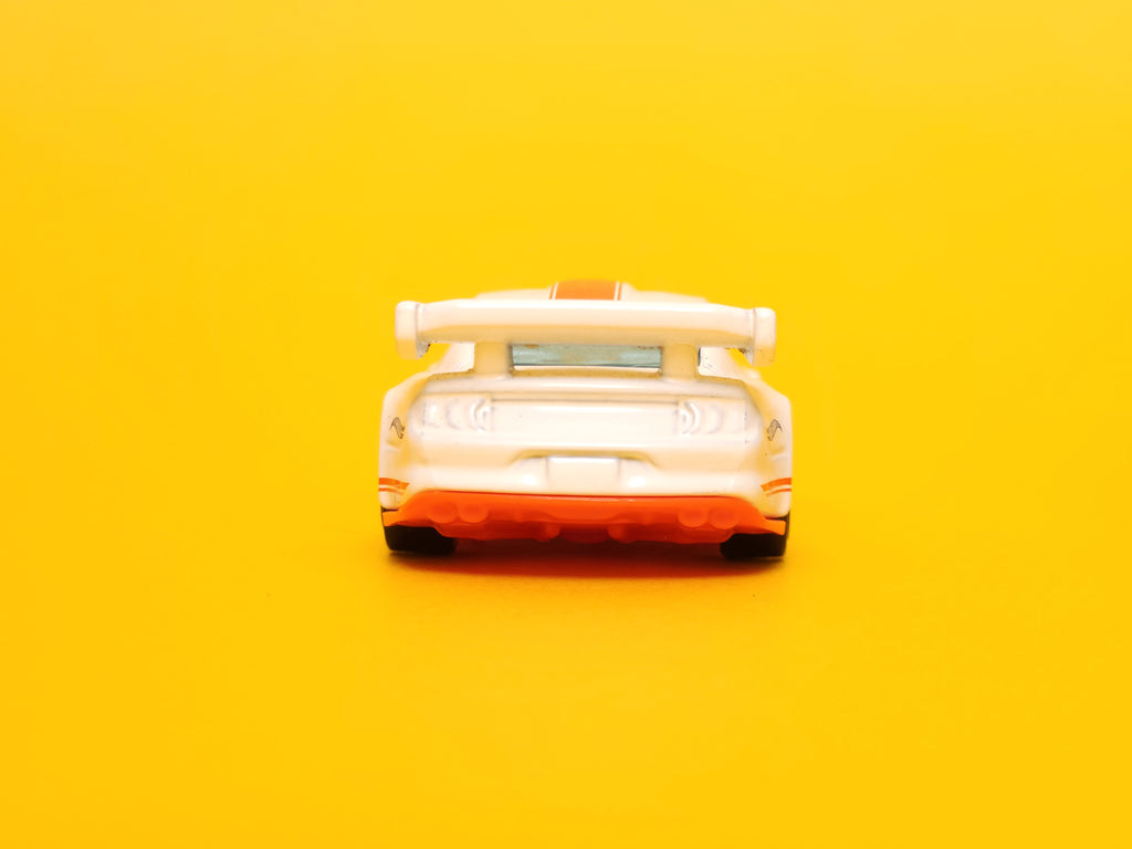 Custom '18 Ford Mustang GT: Gulf White – 2019 Mattel Hot Wheels Basic