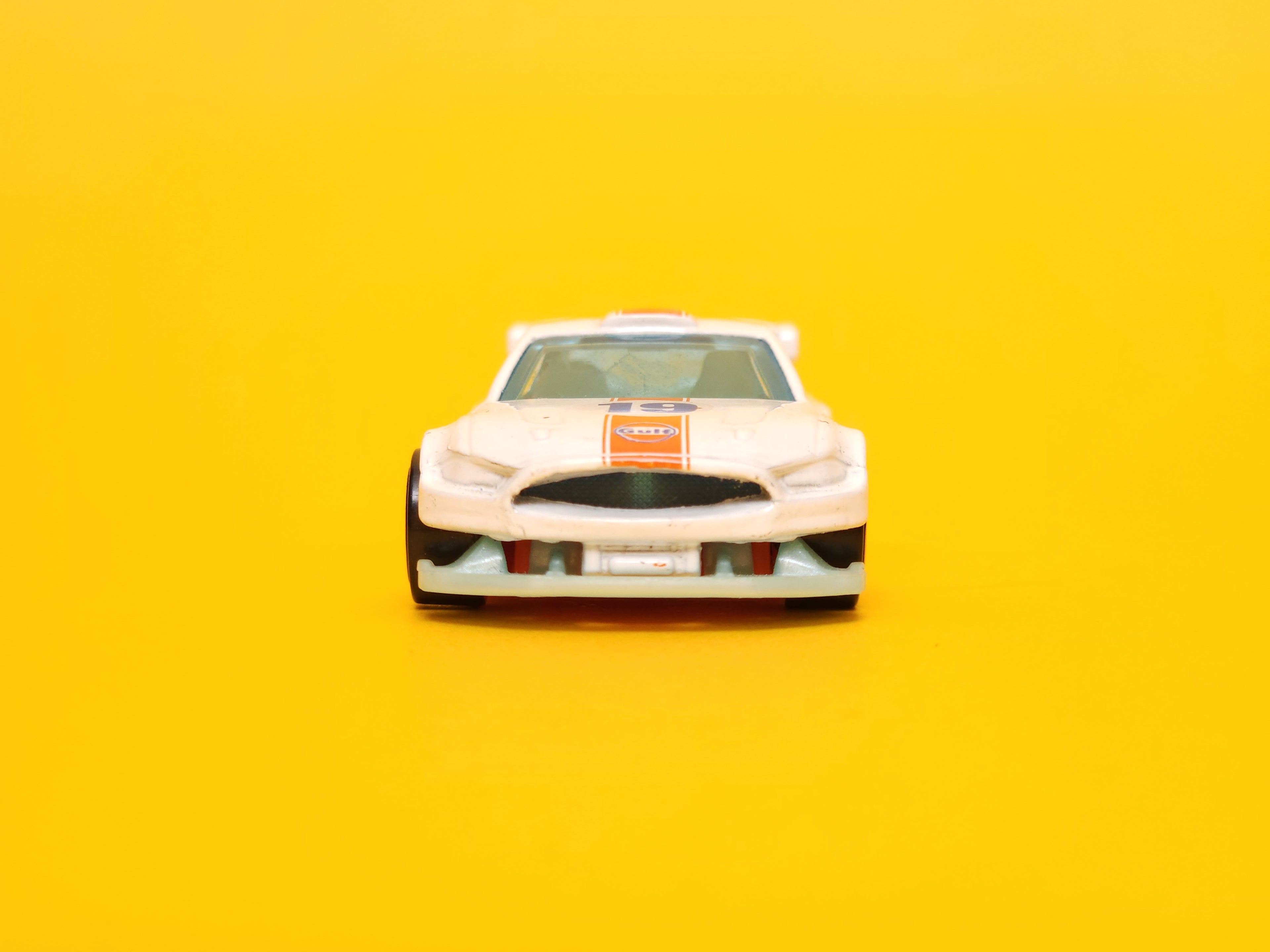 Custom '18 Ford Mustang GT: Gulf White – 2019 Mattel Hot Wheels Basic