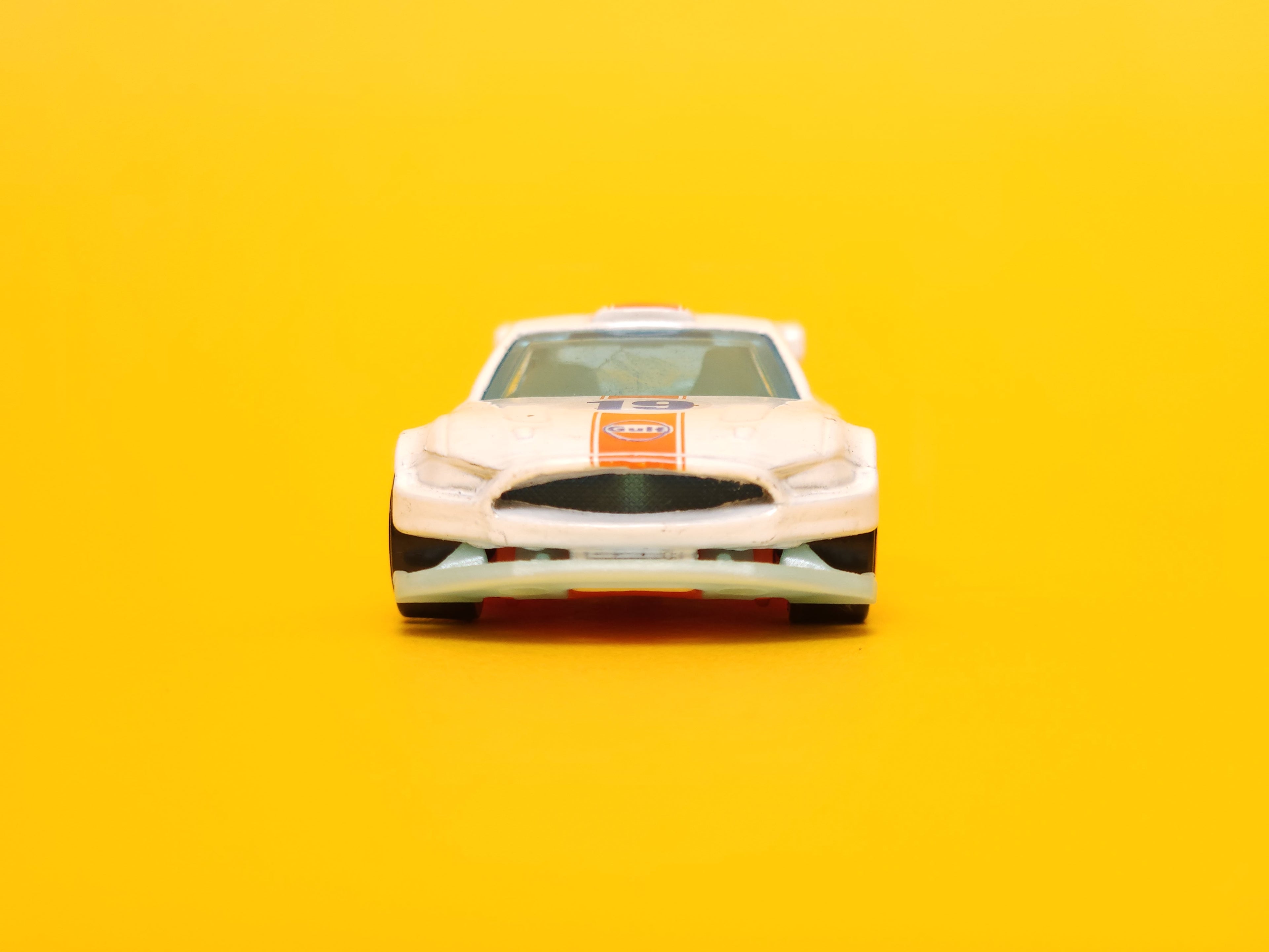 Custom '18 Ford Mustang GT: Gulf White – 2019 Mattel Hot Wheels Basic