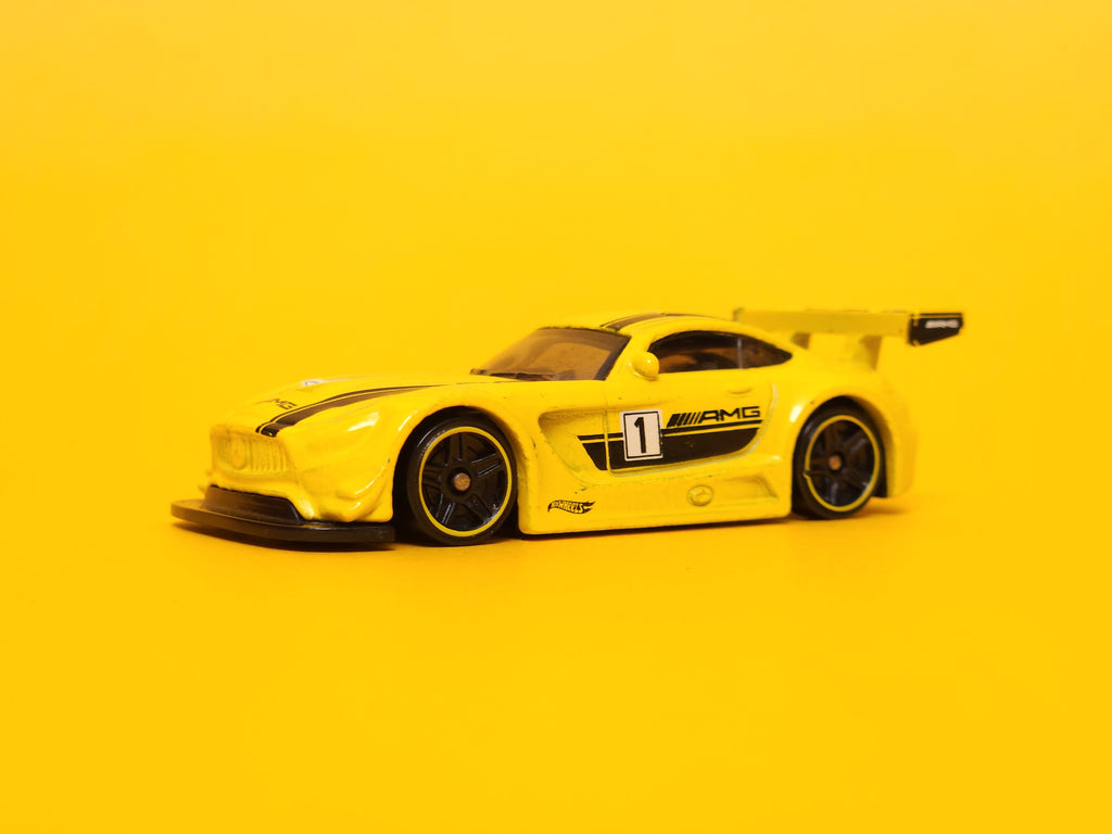 '16 Mercedes-AMG GT3: Yellow – 2019 Mattel Hot Wheels Basic