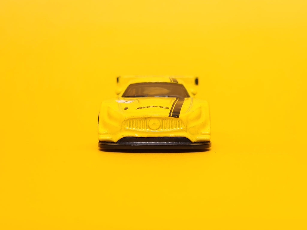 '16 Mercedes-AMG GT3: Yellow – 2019 Mattel Hot Wheels Basic