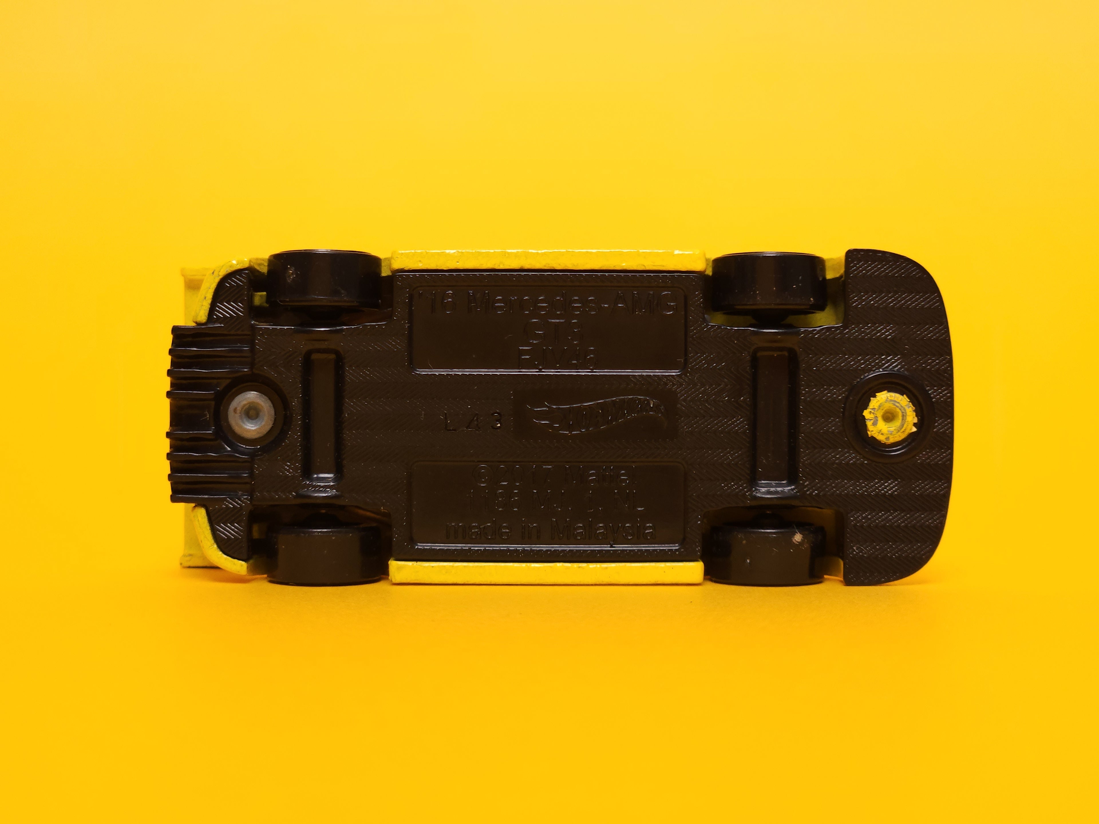 '16 Mercedes-AMG GT3: Yellow – 2019 Mattel Hot Wheels Basic