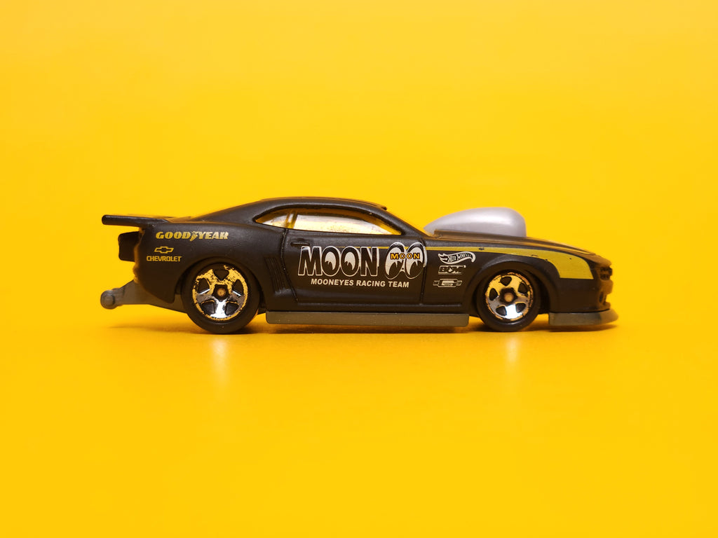 '10 Pro Stock Chevrolet Camaro: Mooneyes Black – 2018 Mattel Hot Wheels Basic