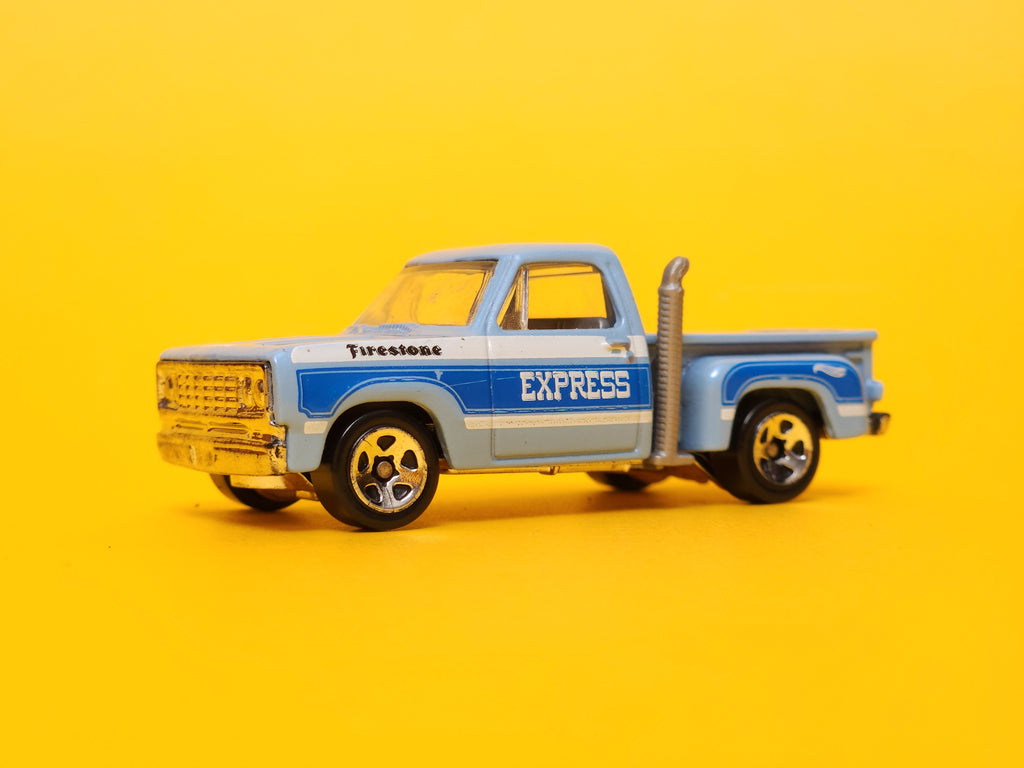 1978 Dodge Li'l Red Express Truck: Light Blue – 2017 Mattel Hot Wheels Basic