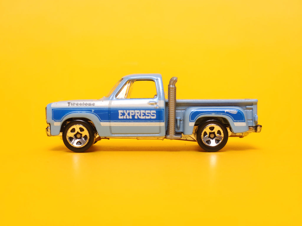 1978 Dodge Li'l Red Express Truck: Light Blue – 2017 Mattel Hot Wheels Basic