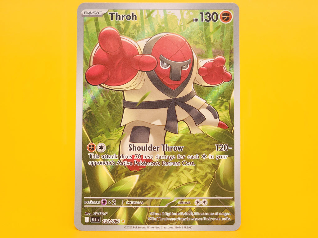 Throh: 128/086 – 2025 Pokémon Illustration Rare Holofoil