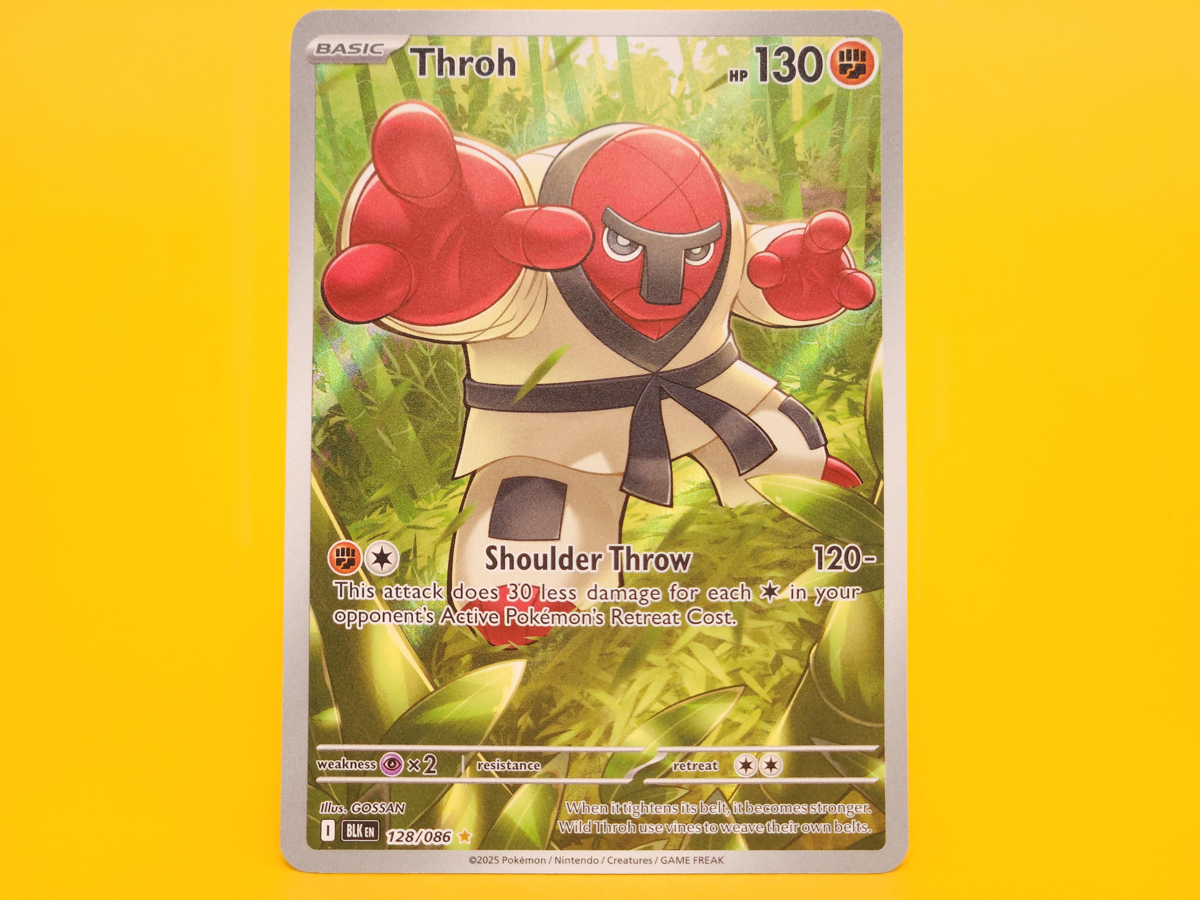 Throh: 128/086 – 2025 Pokémon Illustration Rare Holofoil
