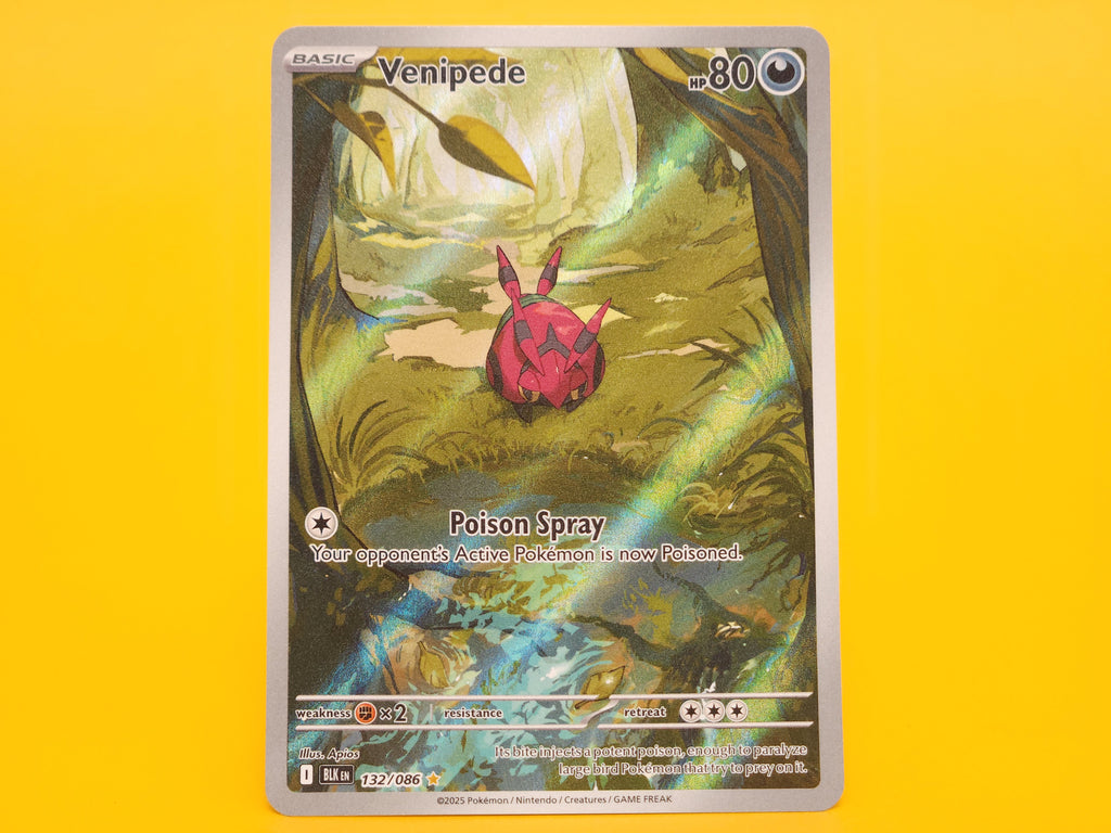 Venipede: 132/086 – 2025 Pokémon Illustration Rare Holofoil