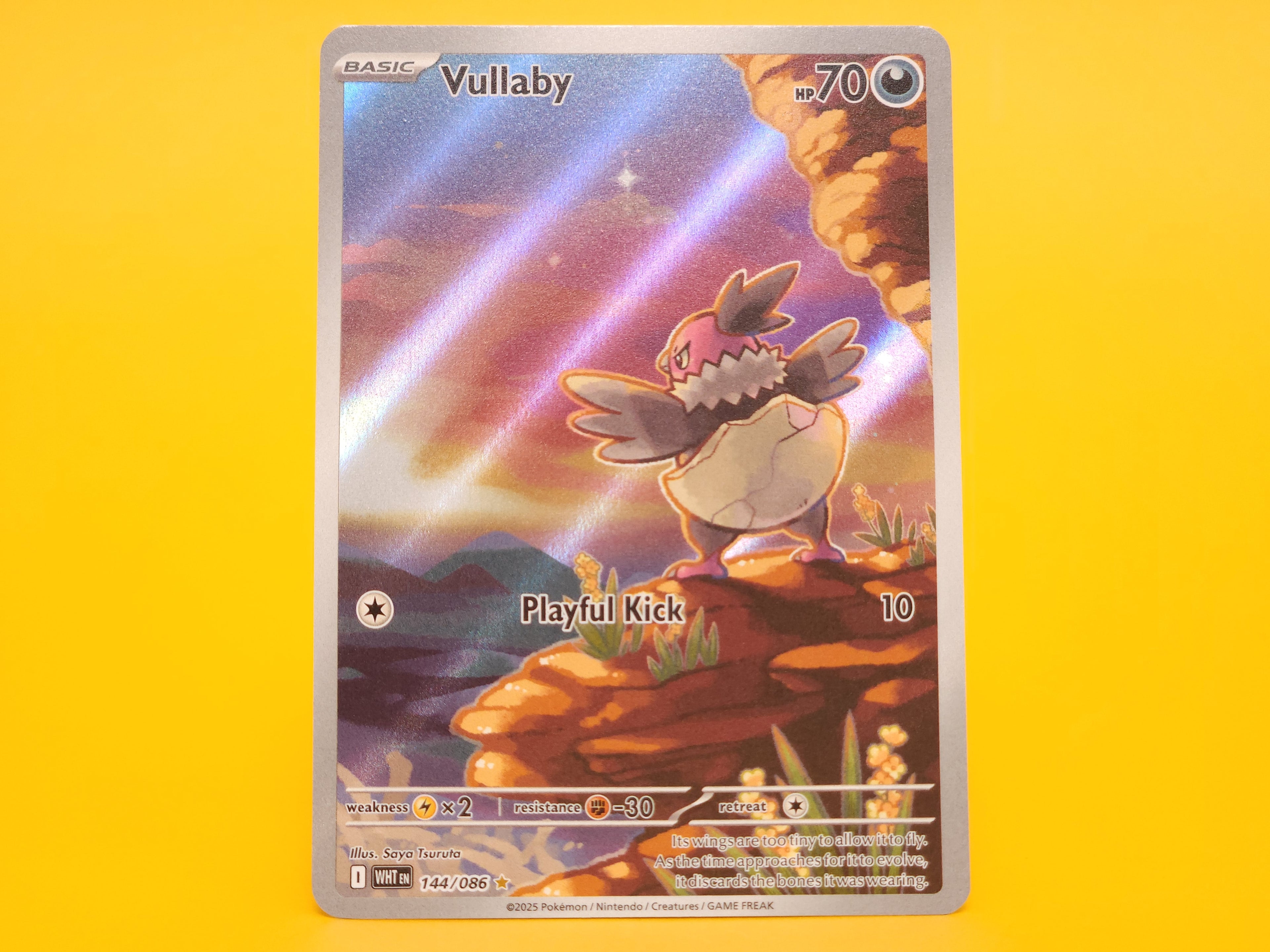 Vullaby: 144/086 – 2025 Pokémon Illustration Rare Holofoil