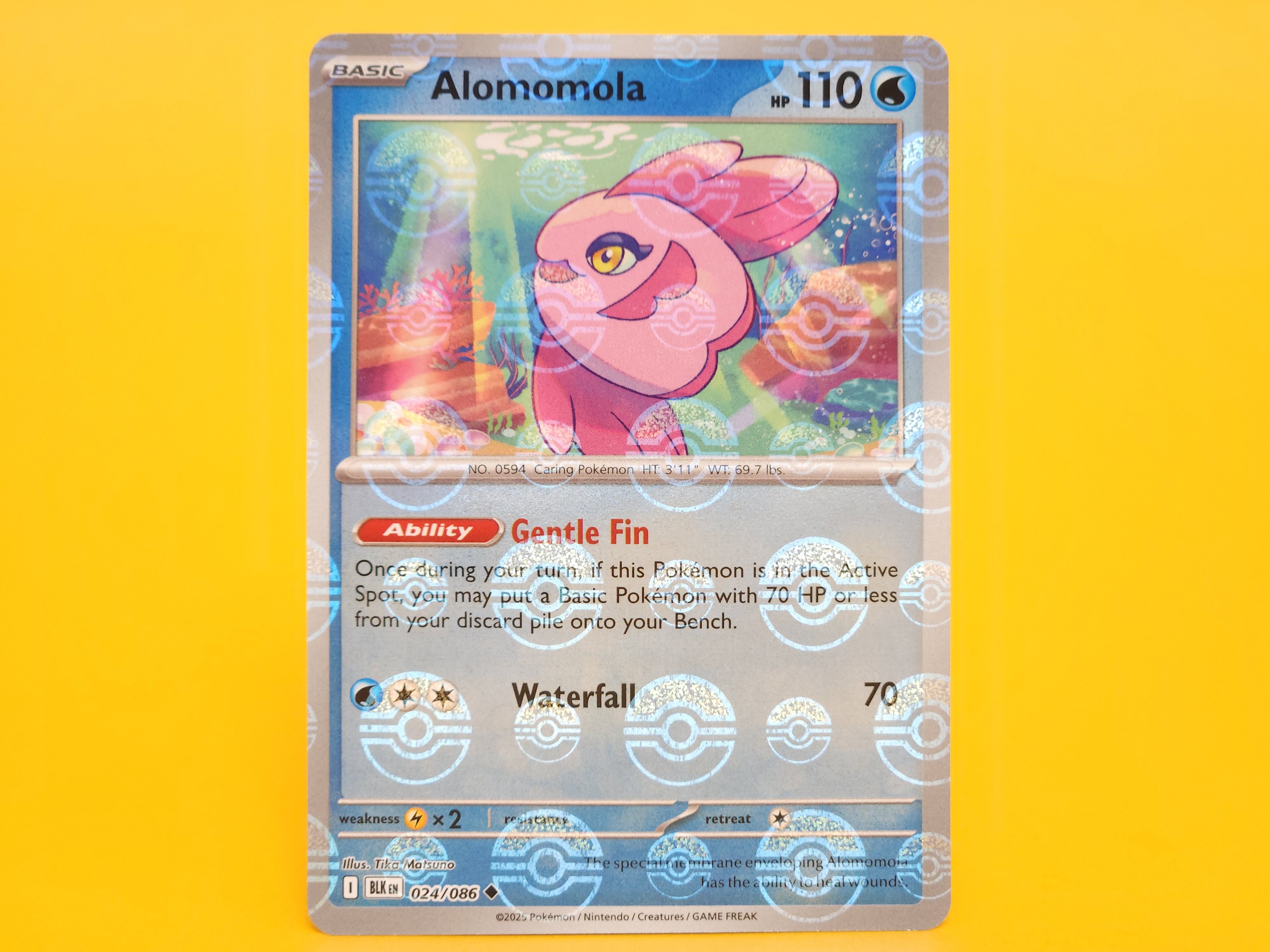 Alomomola (Poke Ball Pattern): 024/086 – 2025 Pokémon Uncommon Holofoil