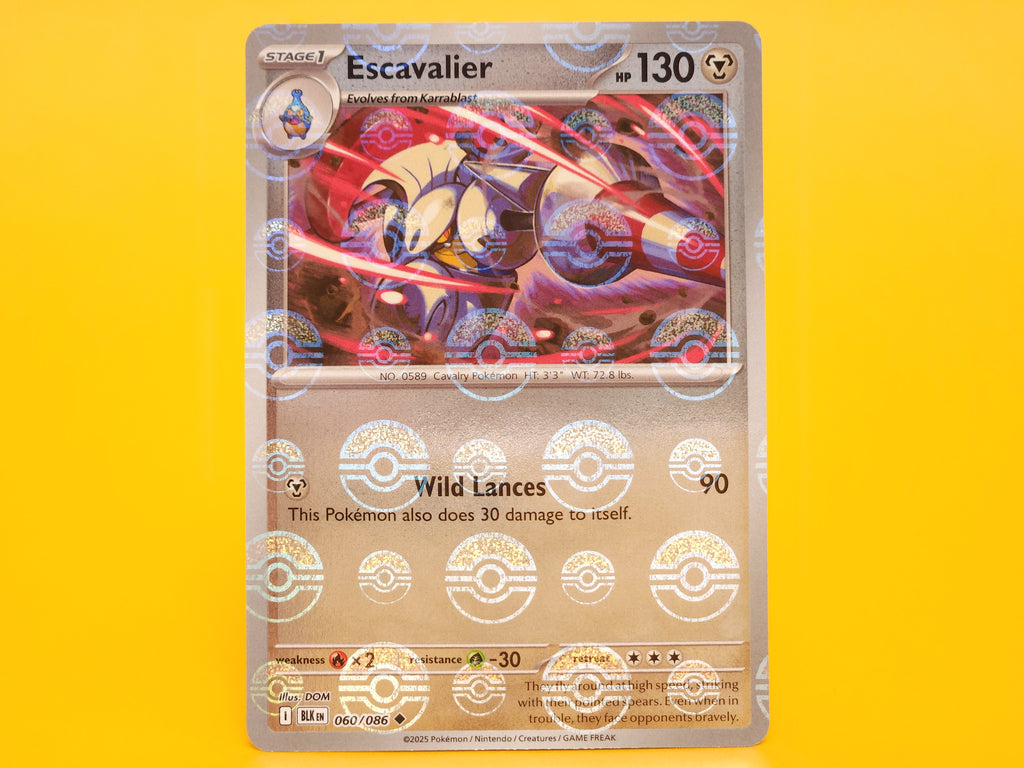 Escavalier (Poke Ball Pattern): 060/086 – 2025 Pokémon Uncommon Holofoil