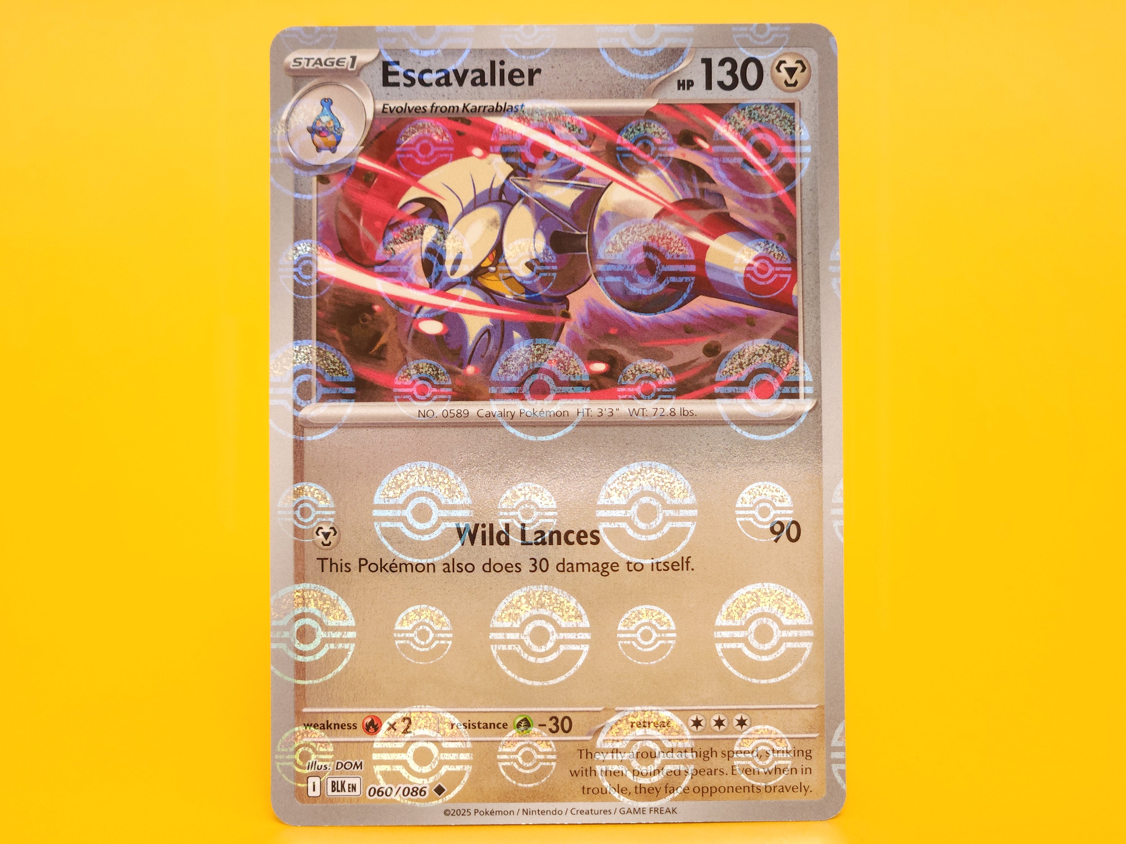 Escavalier (Poke Ball Pattern): 060/086 – 2025 Pokémon Uncommon Holofoil