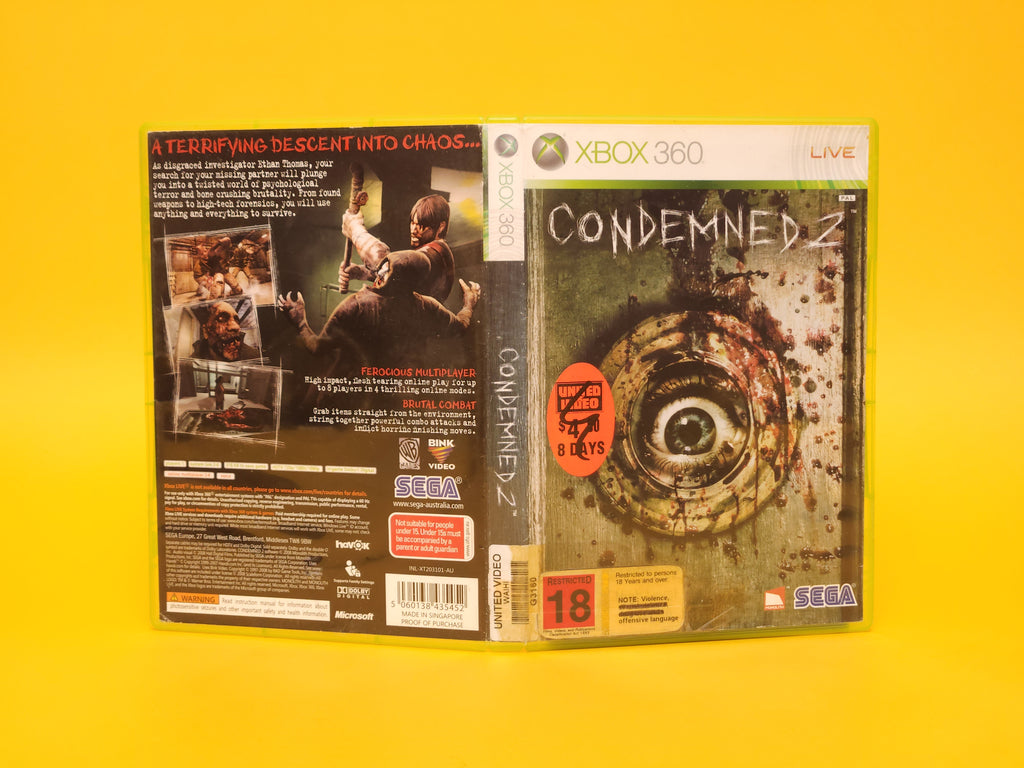 Condemned 2 – 2008 Xbox 360