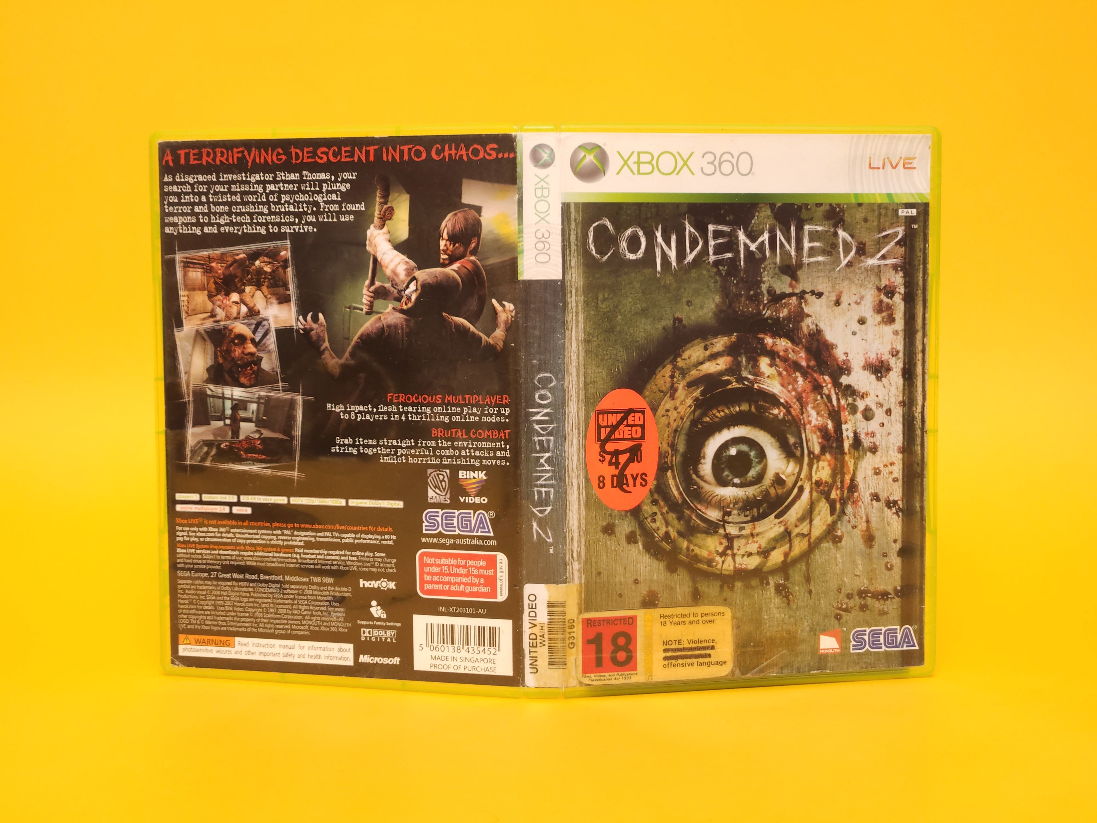 Condemned 2 – 2008 Xbox 360