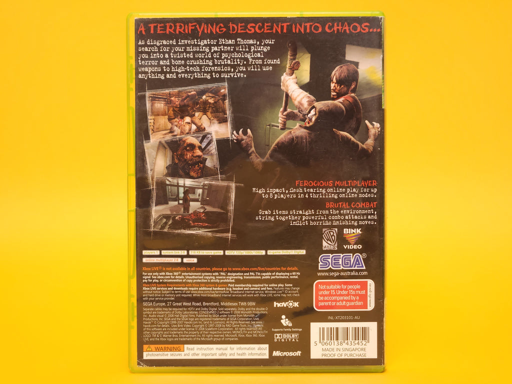 Condemned 2 – 2008 Xbox 360