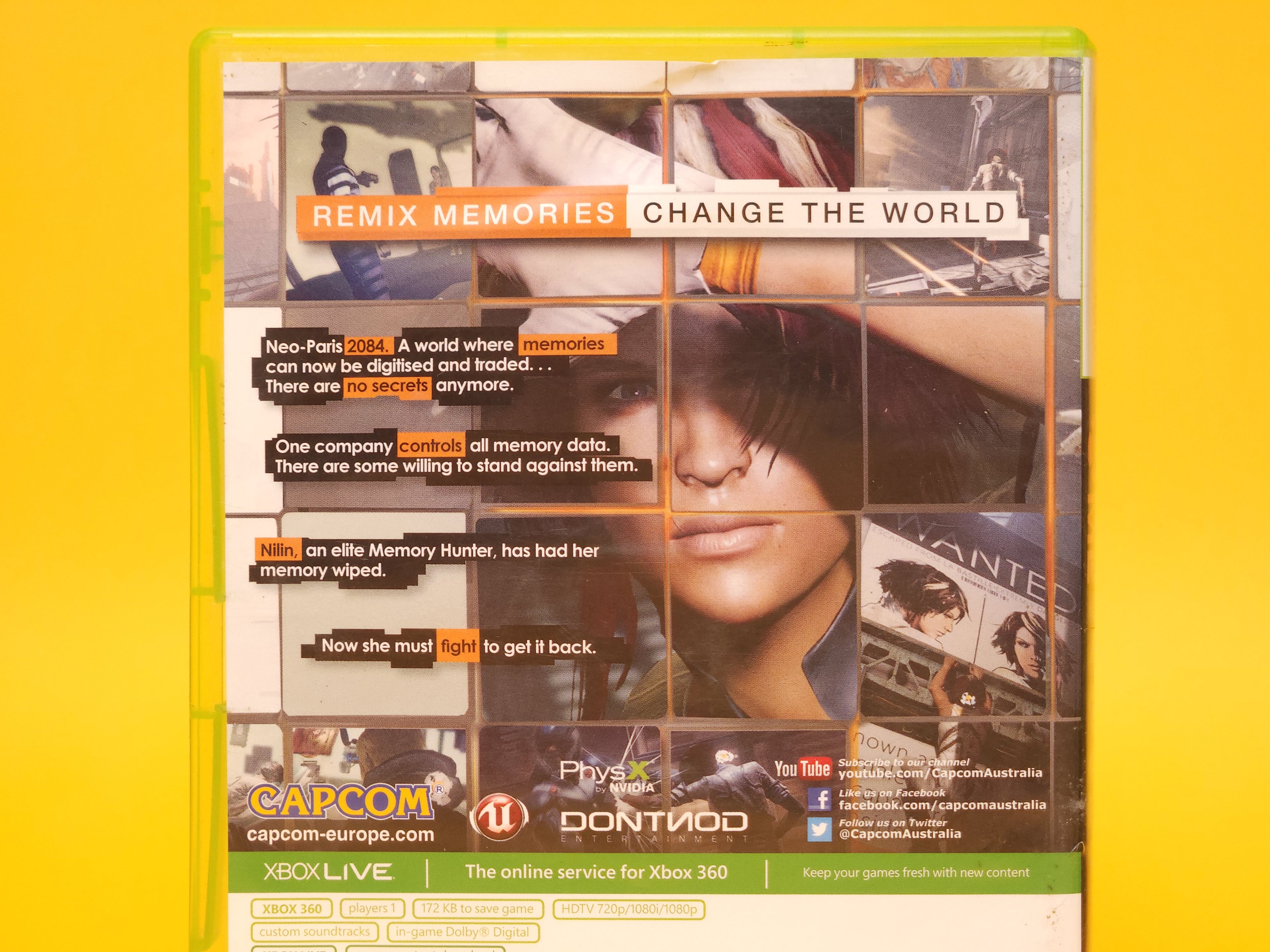 Remember Me – 2013 Xbox 360