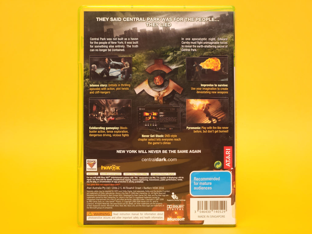 Alone in the Dark – 2008 Xbox 360