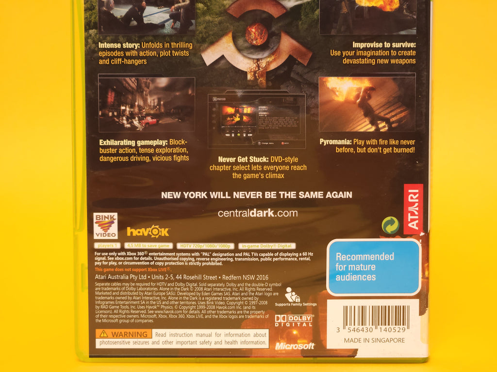 Alone in the Dark – 2008 Xbox 360