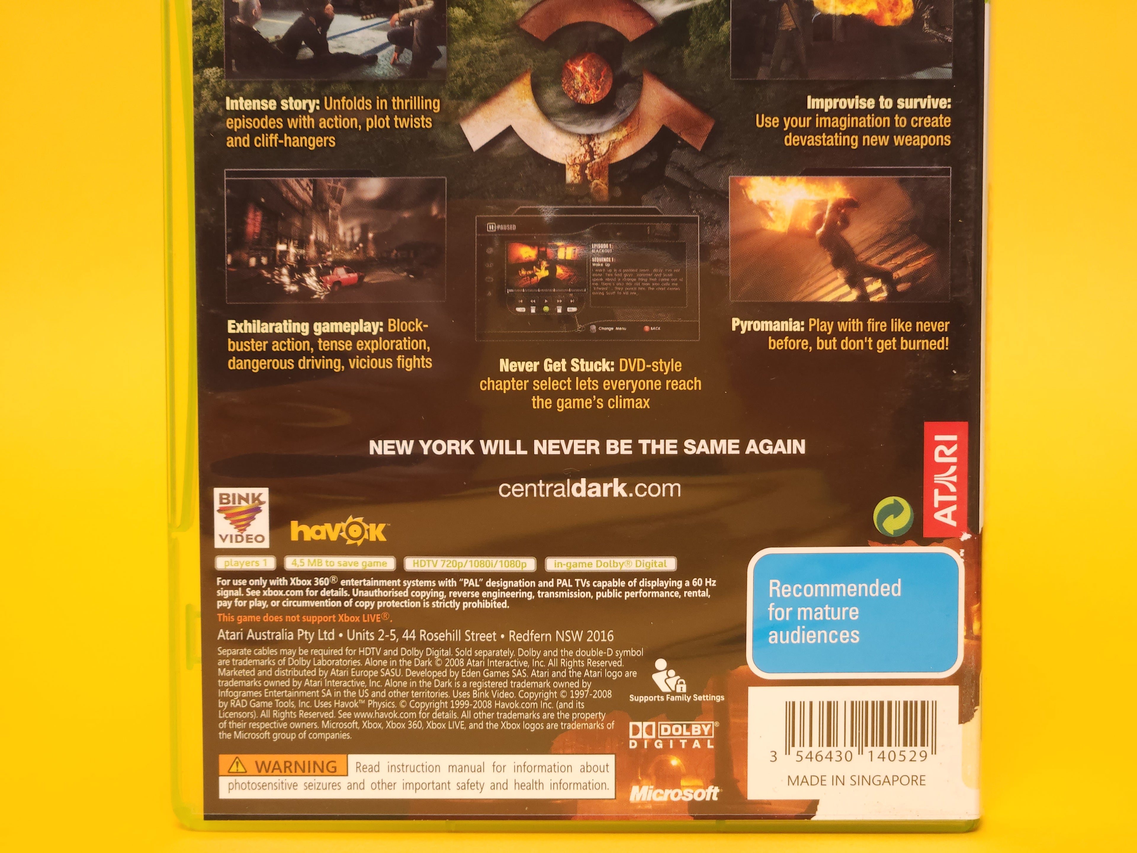 Alone in the Dark – 2008 Xbox 360