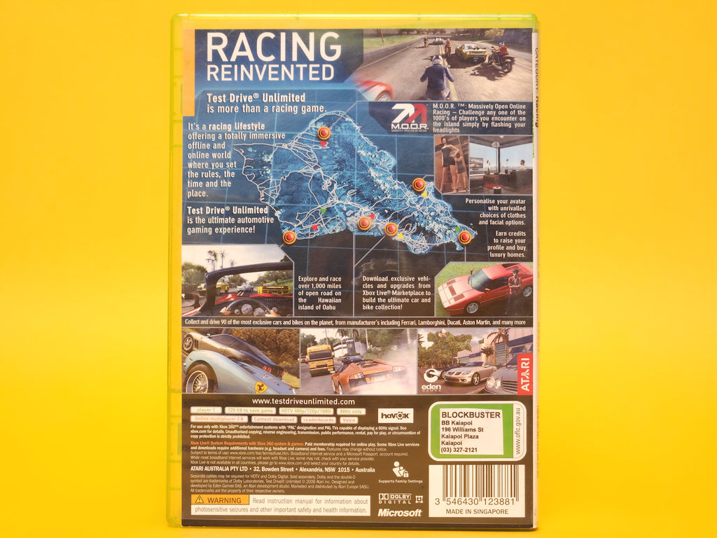 Test Drive Unlimited – 2006 Xbox 360