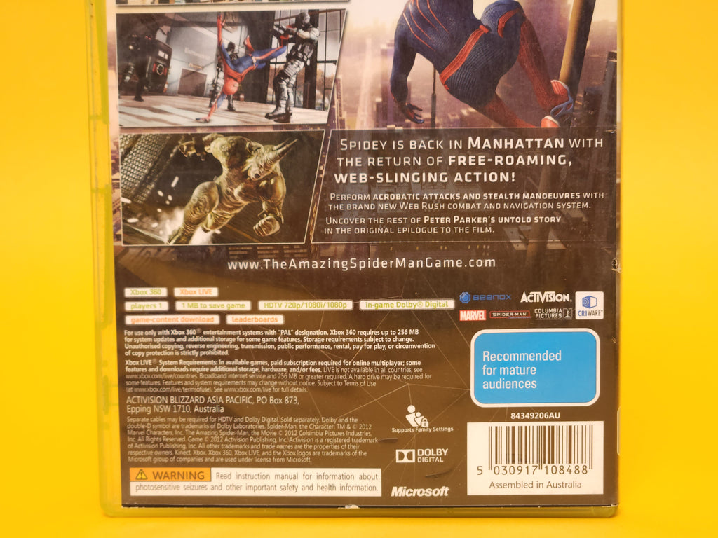 The Amazing Spider-Man – 2012 Xbox 360