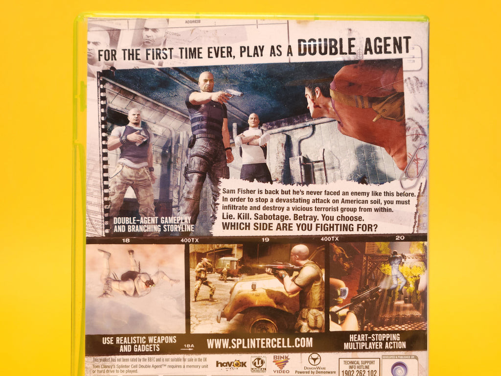 Tom Clancy's Splinter Cell: Double Agent – 2006 Xbox 360