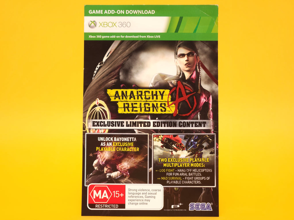 Anarchy Reigns: Limited Edition – 2013 Xbox 360