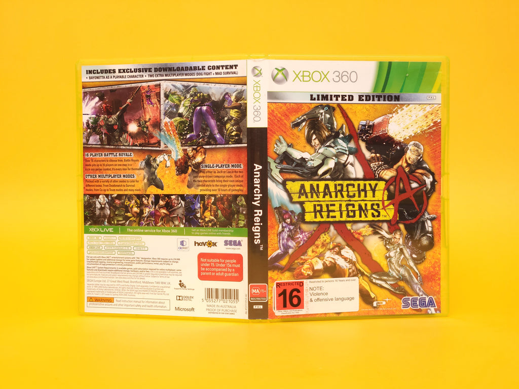 Anarchy Reigns: Limited Edition – 2013 Xbox 360
