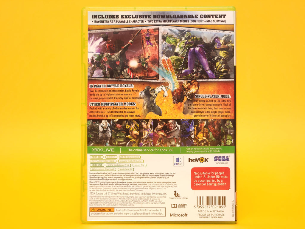 Anarchy Reigns: Limited Edition – 2013 Xbox 360