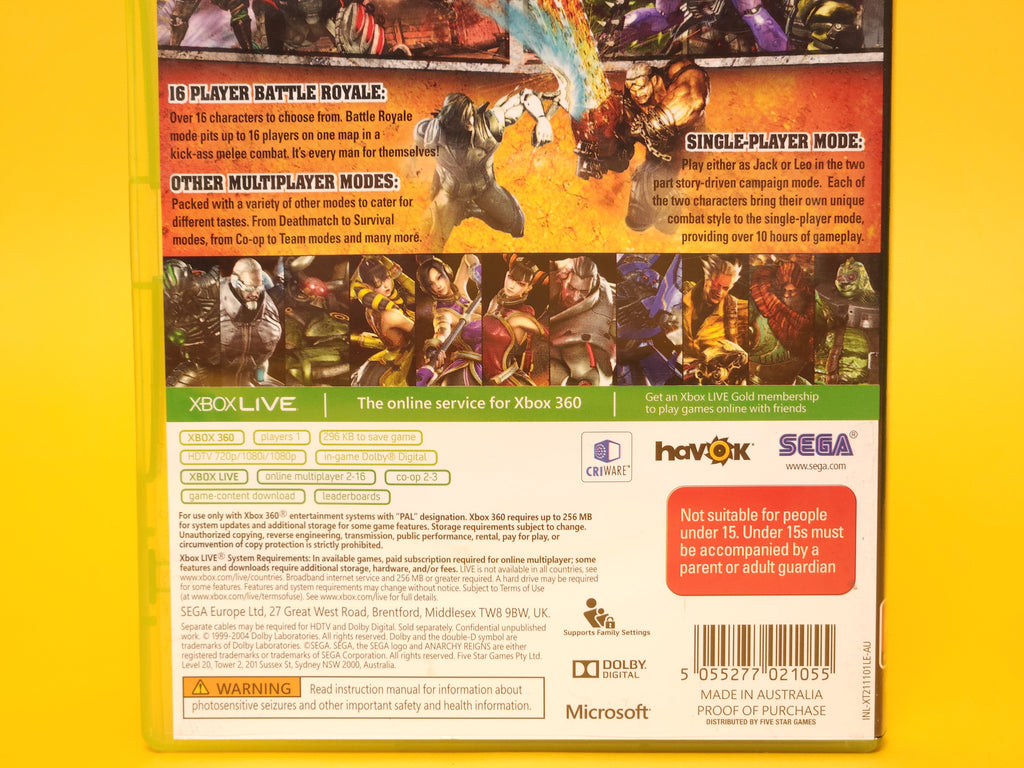 Anarchy Reigns: Limited Edition – 2013 Xbox 360