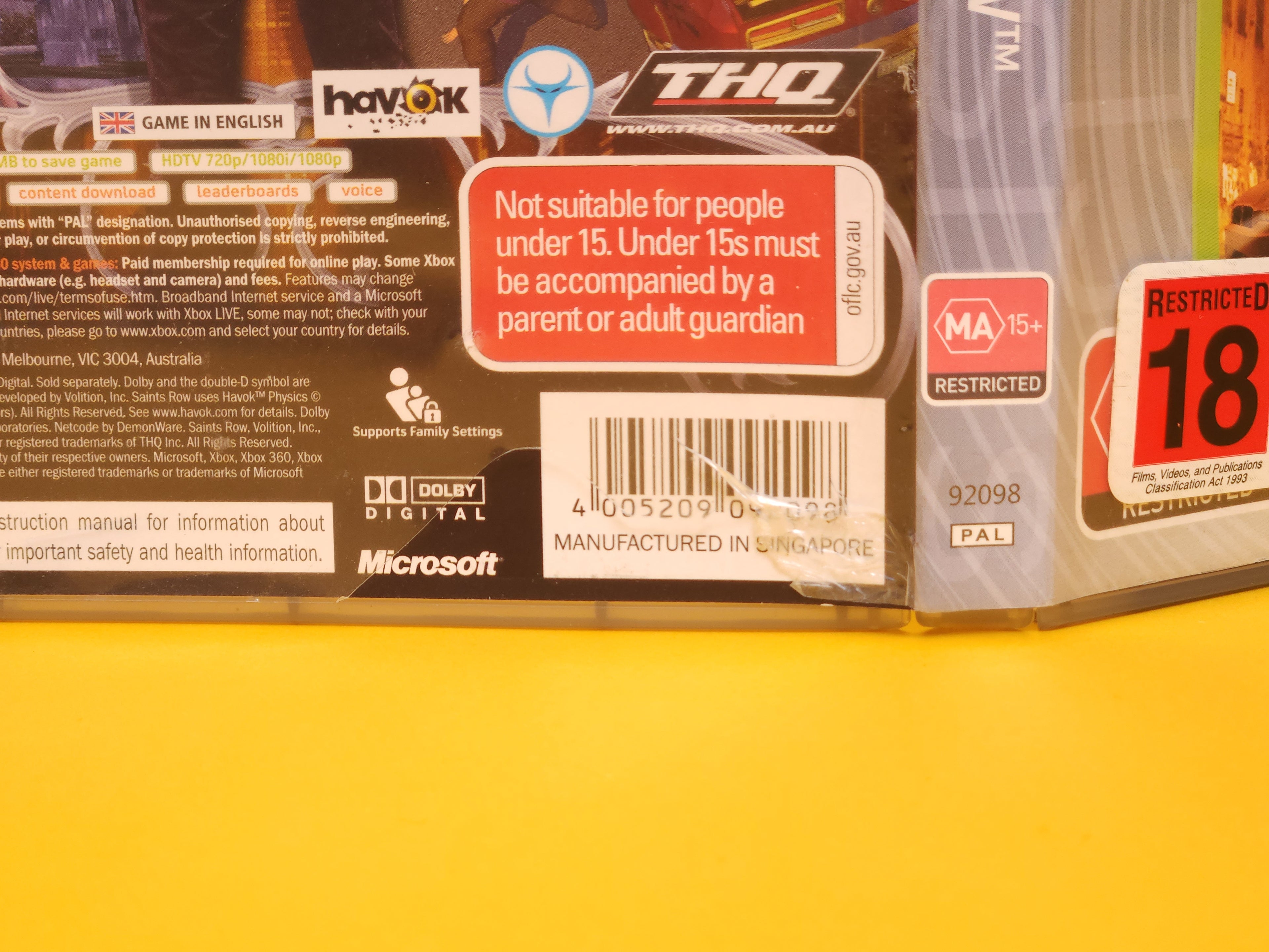 Saints Row – 2006 Xbox 360 Classics