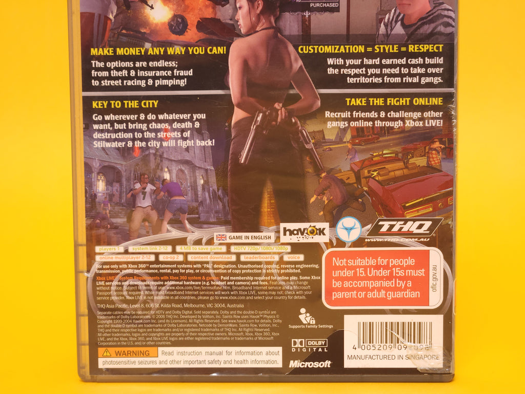 Saints Row – 2006 Xbox 360 Classics