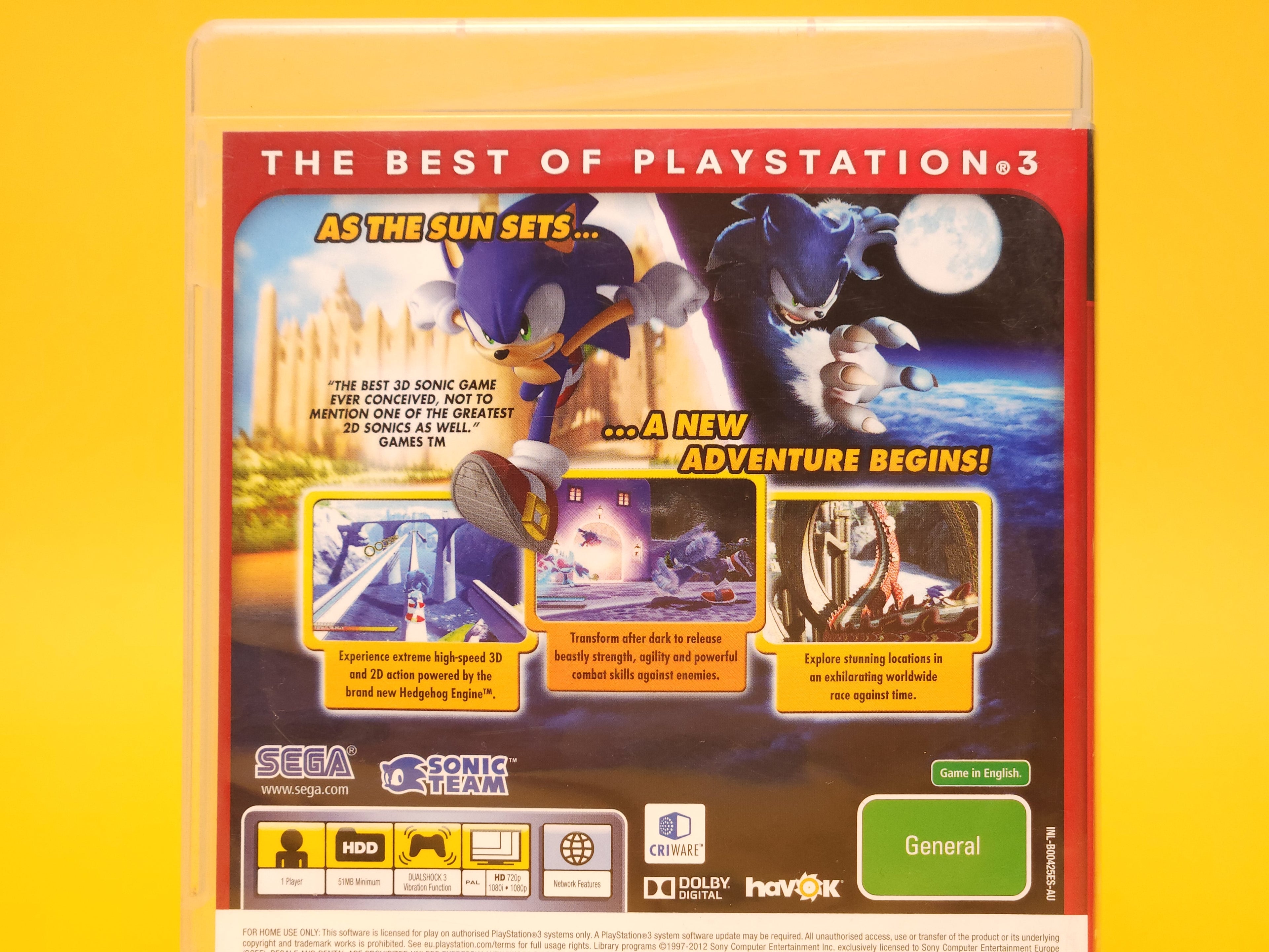 Sonic Unleashed – 2008 PlayStation 3 Essentials