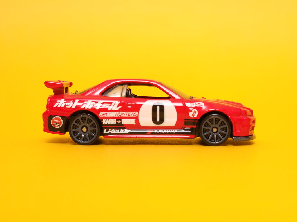 Nissan Skyline GT-R R34: Need For Speed Red – 2016 Mattel Hot Wheels Basic