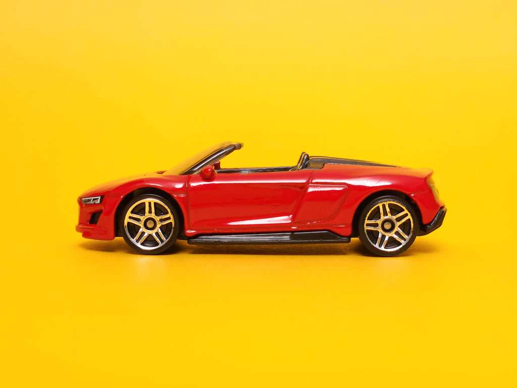 2019 Audi R8 Spyder: Red – 2020 Mattel Hot Wheels Basic 1st Edition