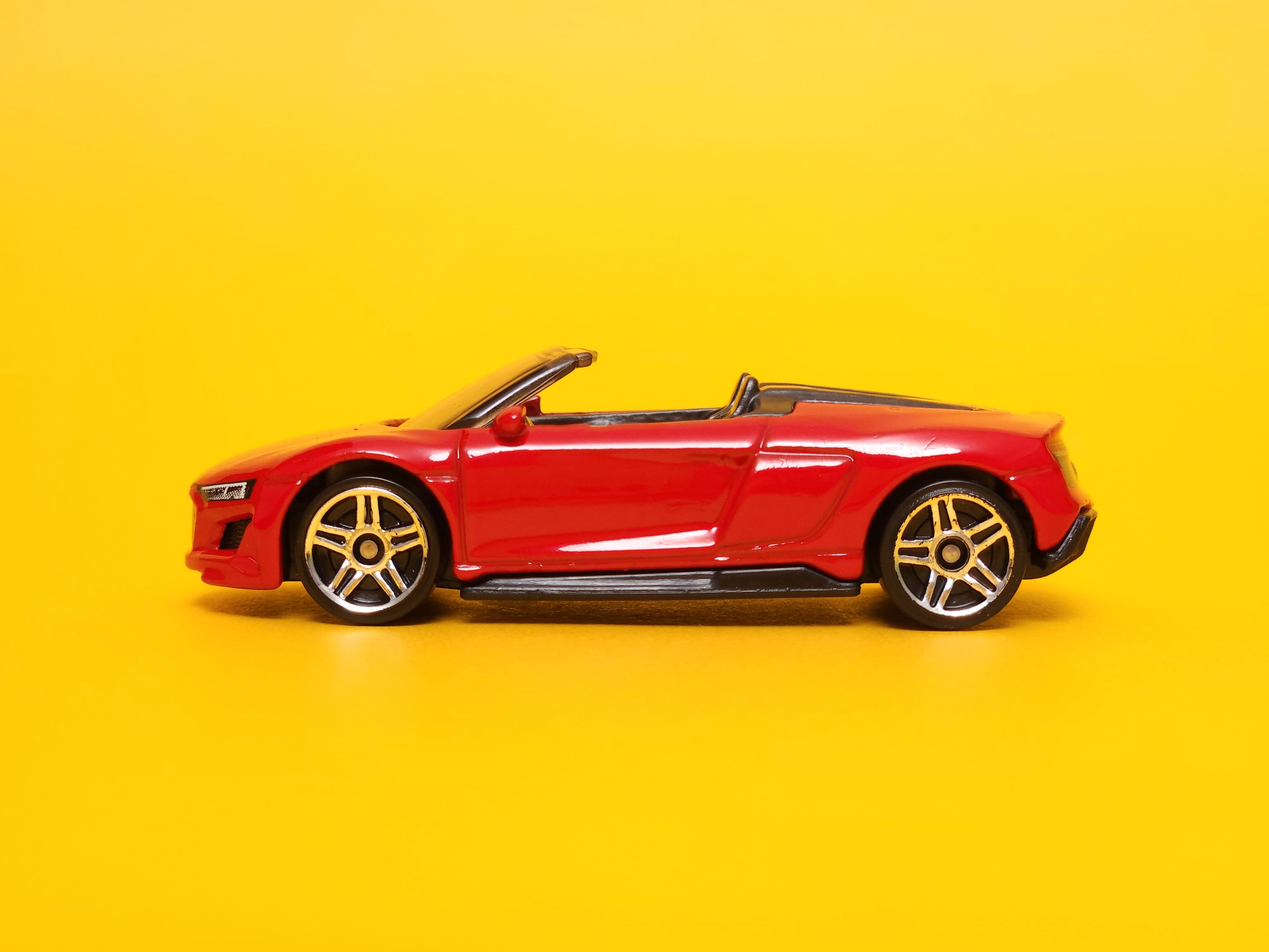 2019 Audi R8 Spyder: Red – 2020 Mattel Hot Wheels Basic 1st Edition
