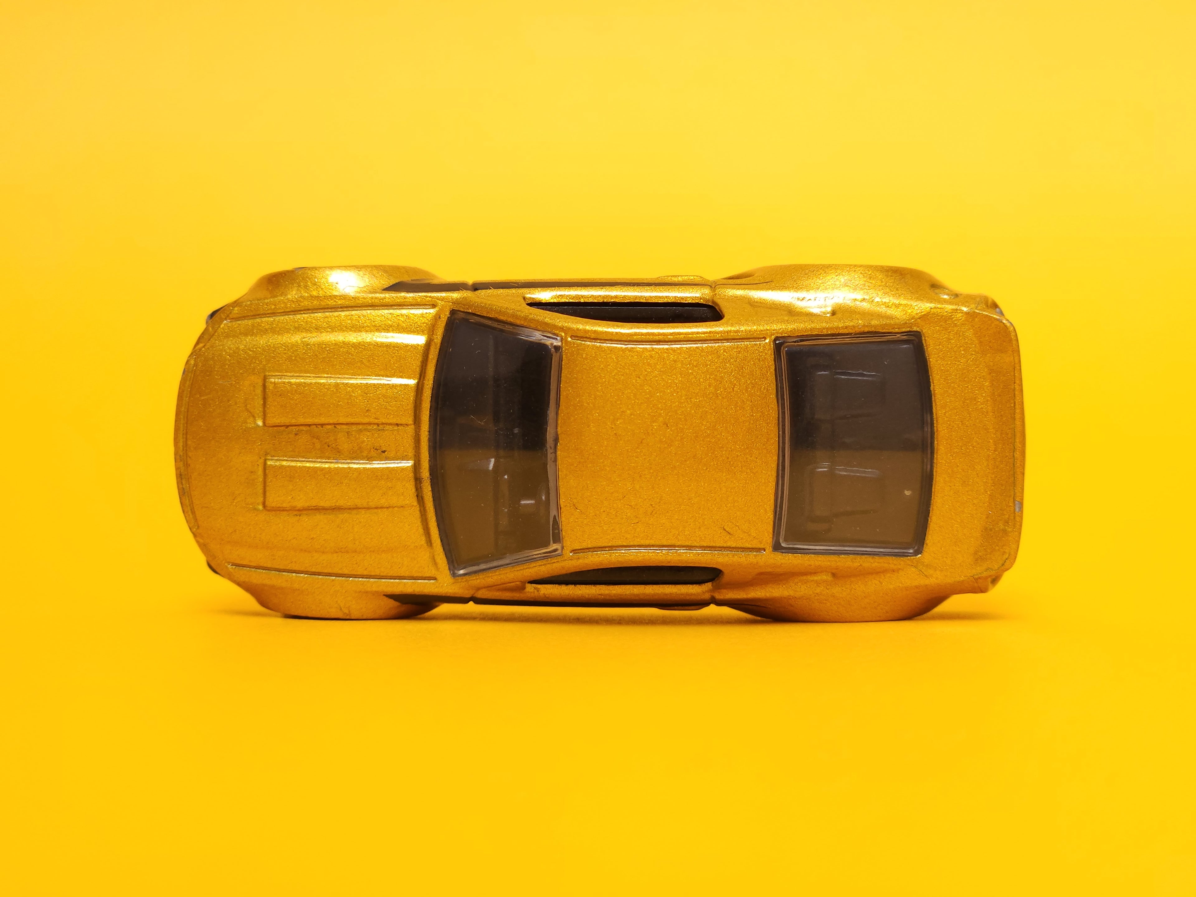 2014 Custom Mustang: Metalflake Gold – 2015 Mattel Hot Wheels Basic