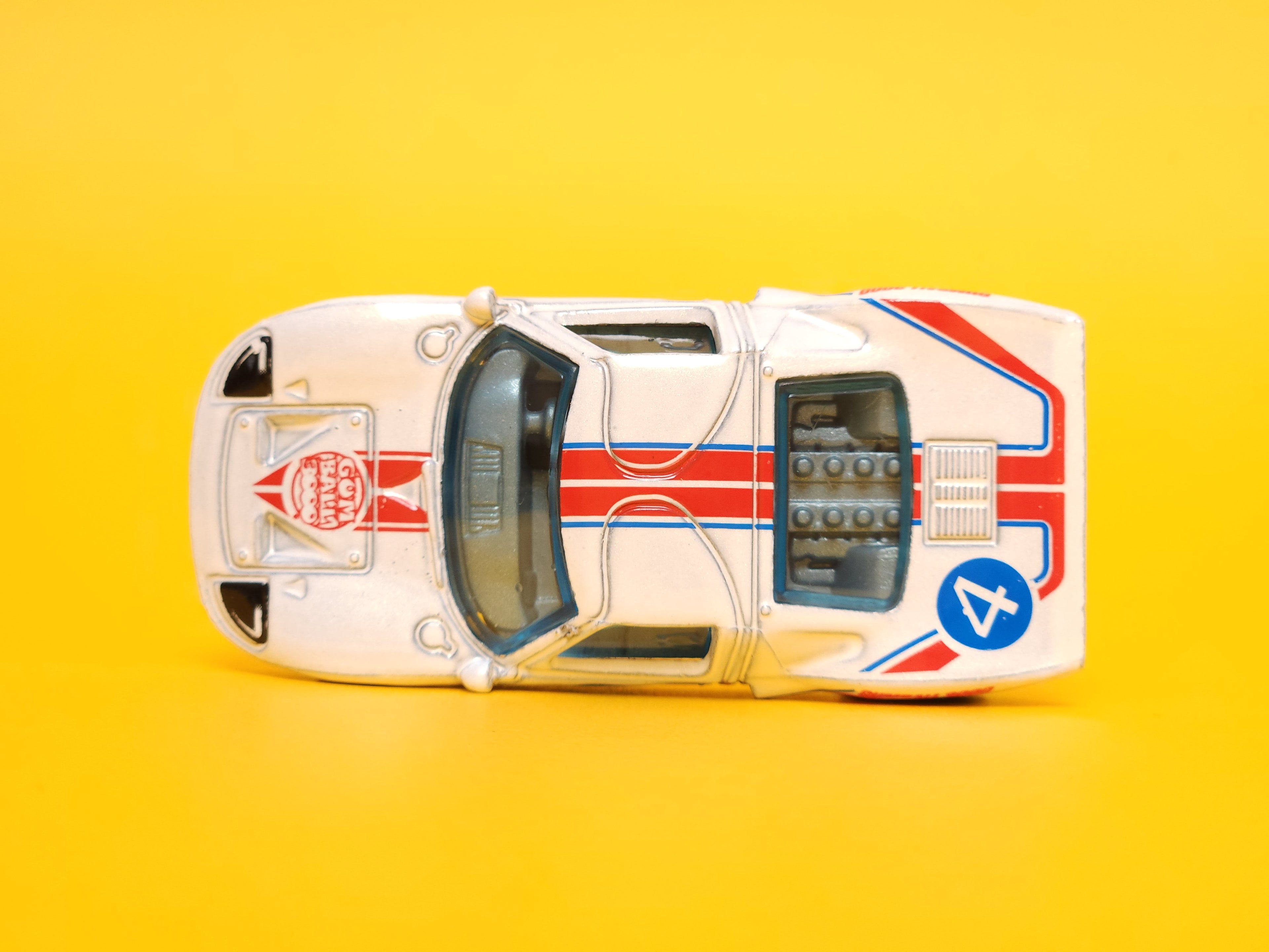 Ford GT-40: Gumball 3000 Pearl White – 2021 Mattel Hot Wheels Basic