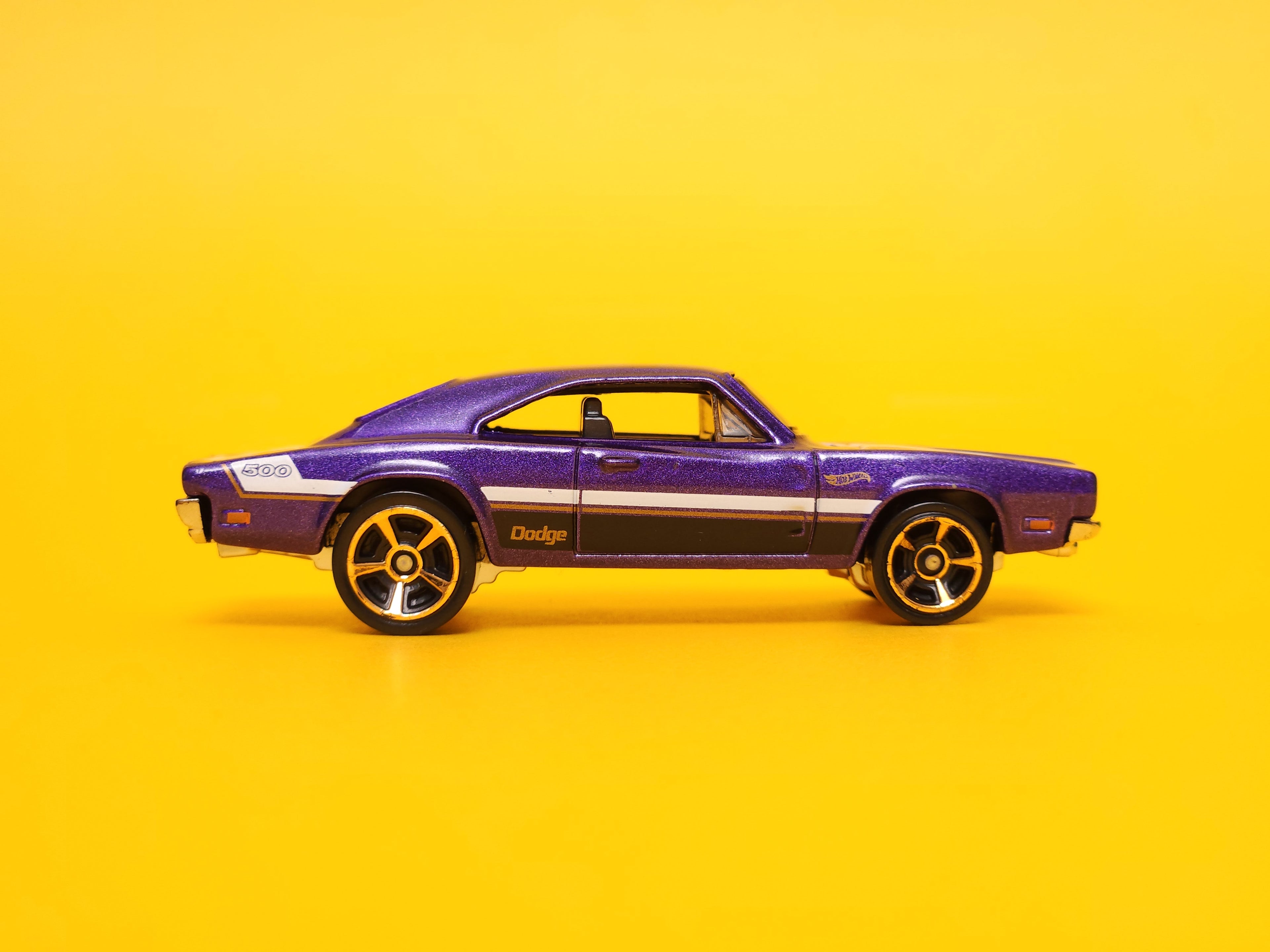 '69 Dodge Charger 500: Metalflake Purple – 2023 Mattel Hot Wheels Basic