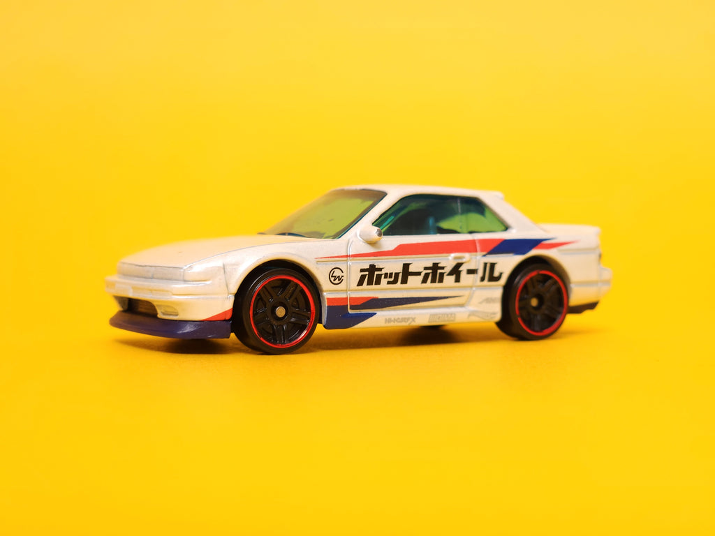 Nissan Silvia (S13): Pearl White – 2023 Mattel Hot Wheels Basic