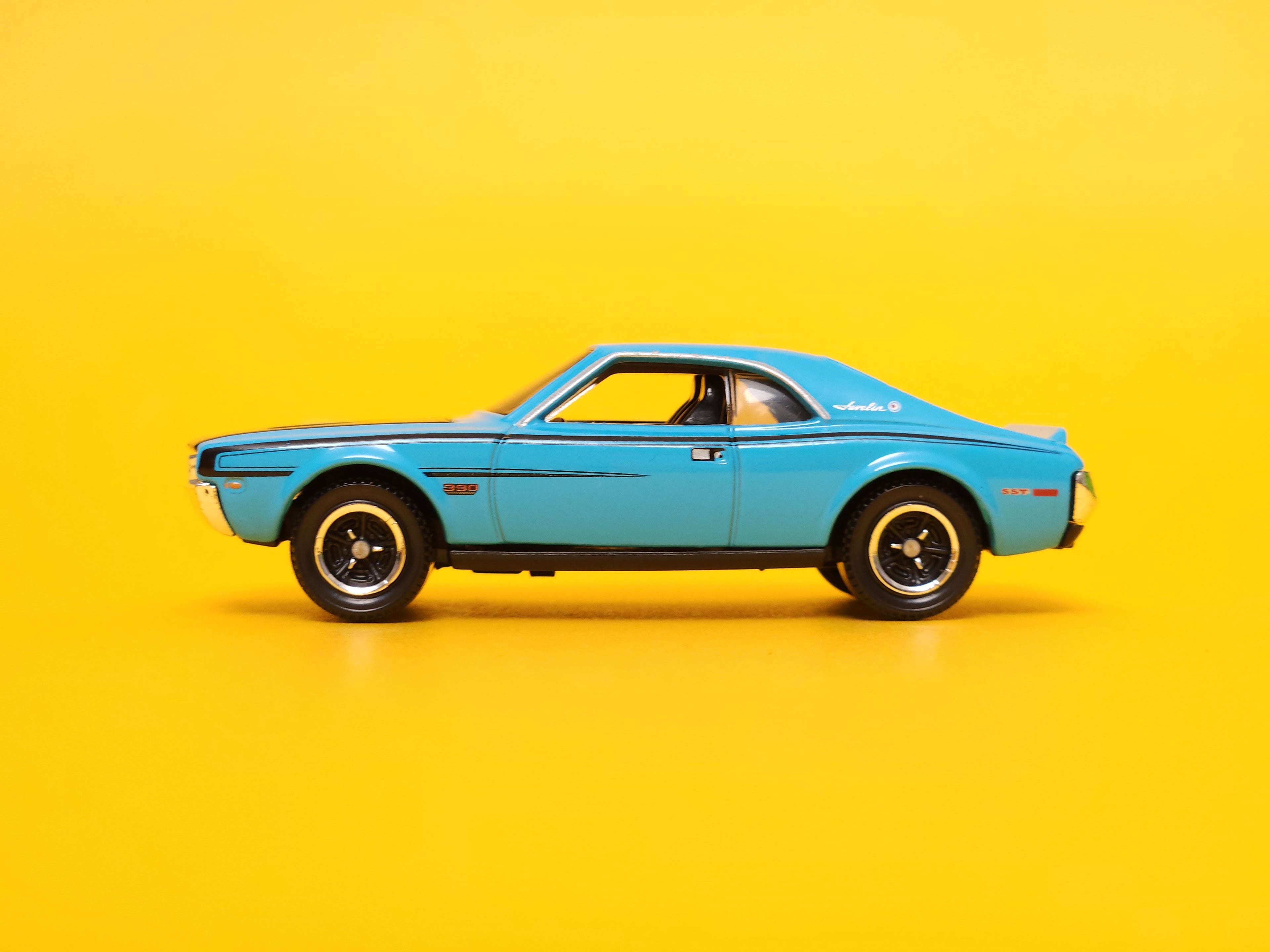 1970 AMC Javelin: Sky Blue – 2024 Mattel Matchbox Premium 1st Edition