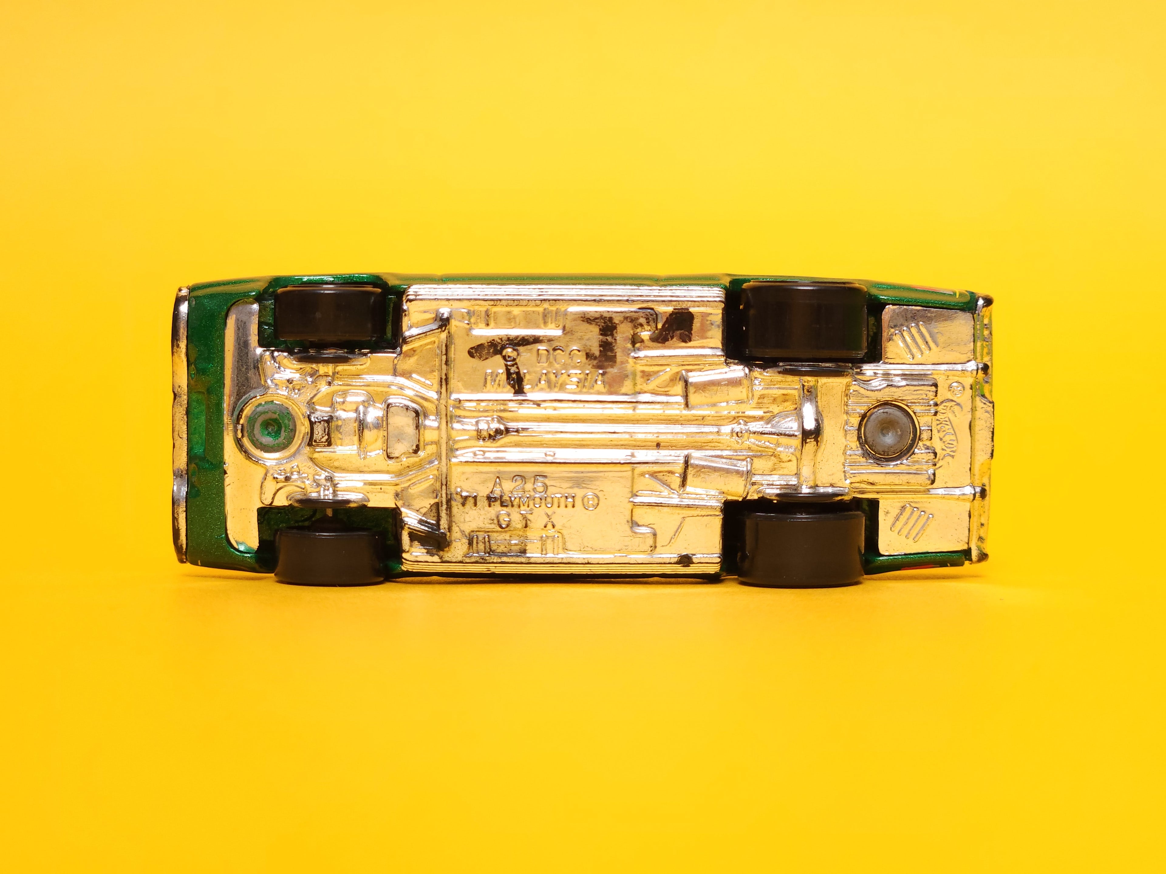 '71 Plymouth GTX: Metalflake Dark Green – 2008 Mattel Hot Wheels Basic