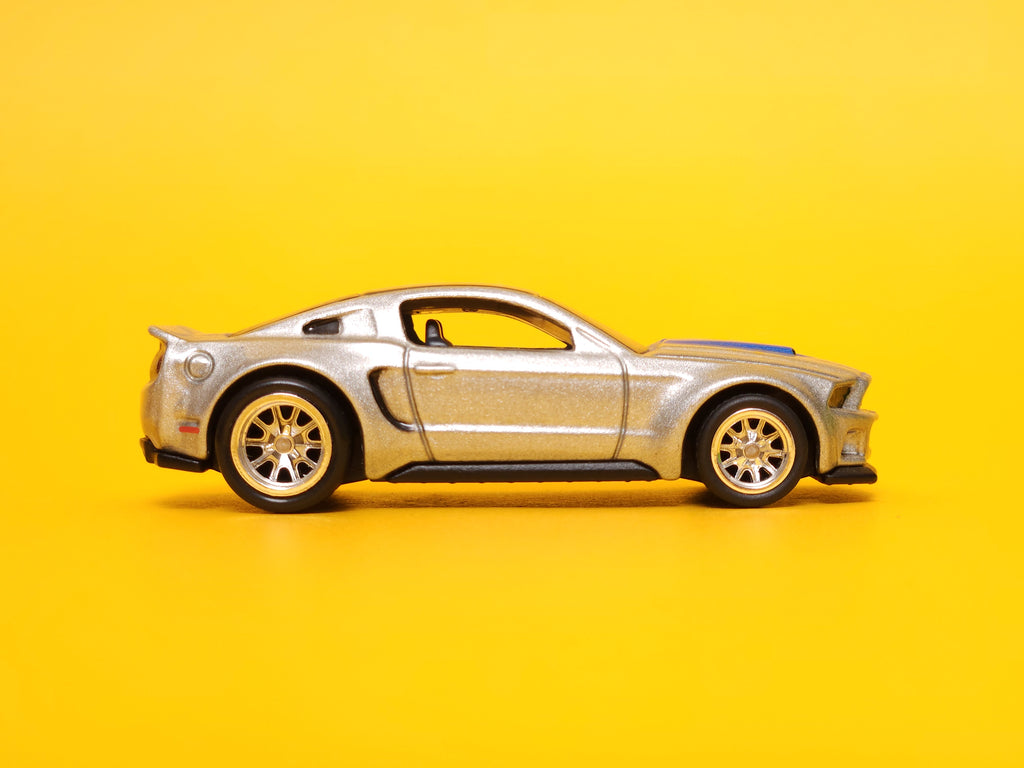 2014 Custom Mustang: Need For Speed Metalflake Ingot Silver – 2014 Mattel Hot Wheels Premium 1st Edition