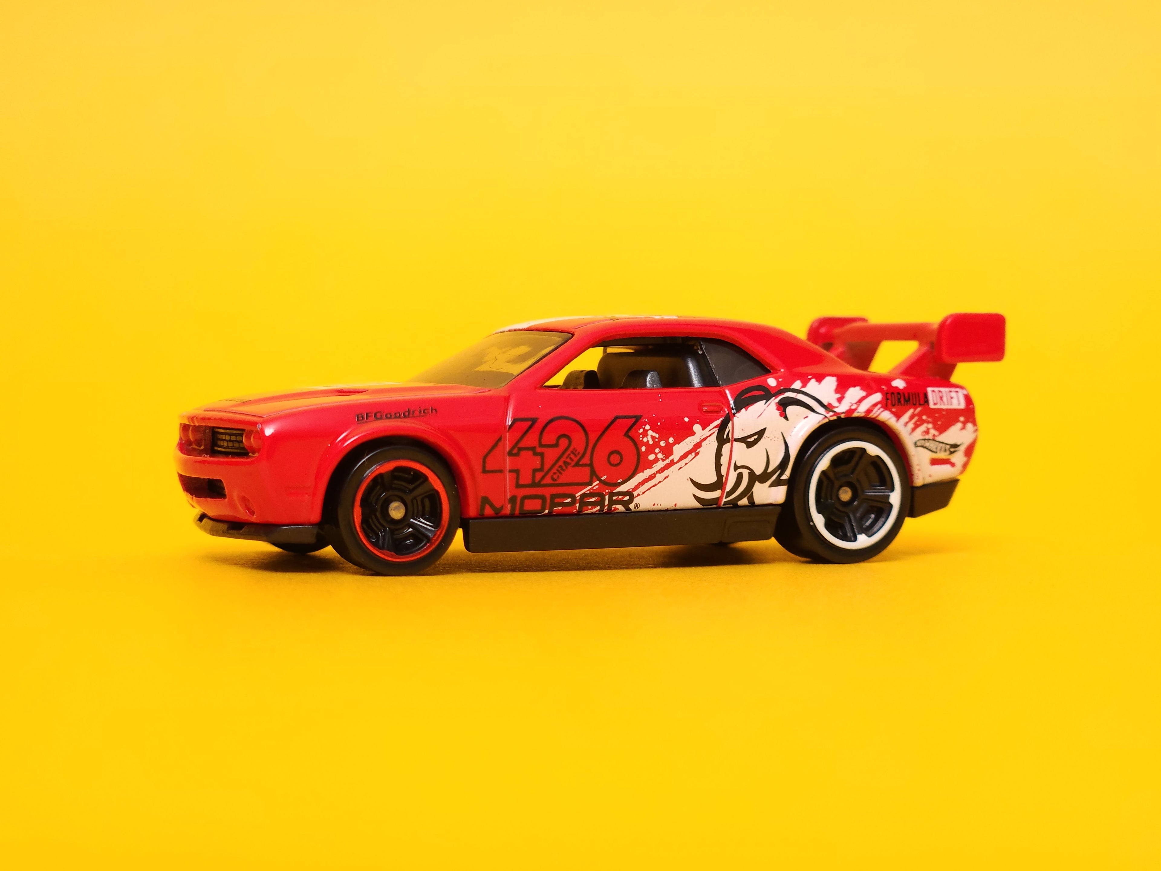 Dodge Challenger Drift Car: Red – 2022 Mattel Hot Wheels Basic