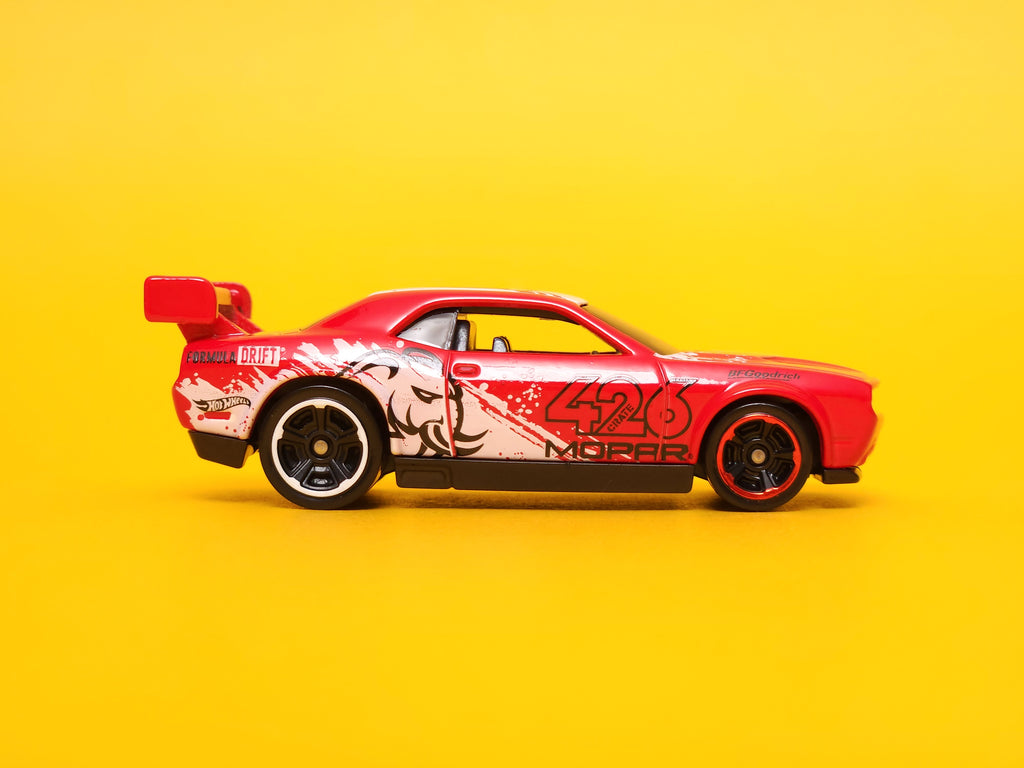 Dodge Challenger Drift Car: Red – 2022 Mattel Hot Wheels Basic