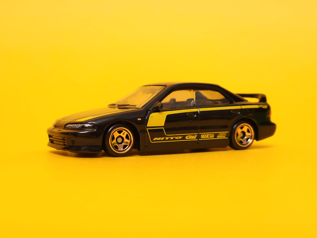 Custom Acura Integra Sedan GSR: Black – 2024 Mattel Hot Wheels Silver