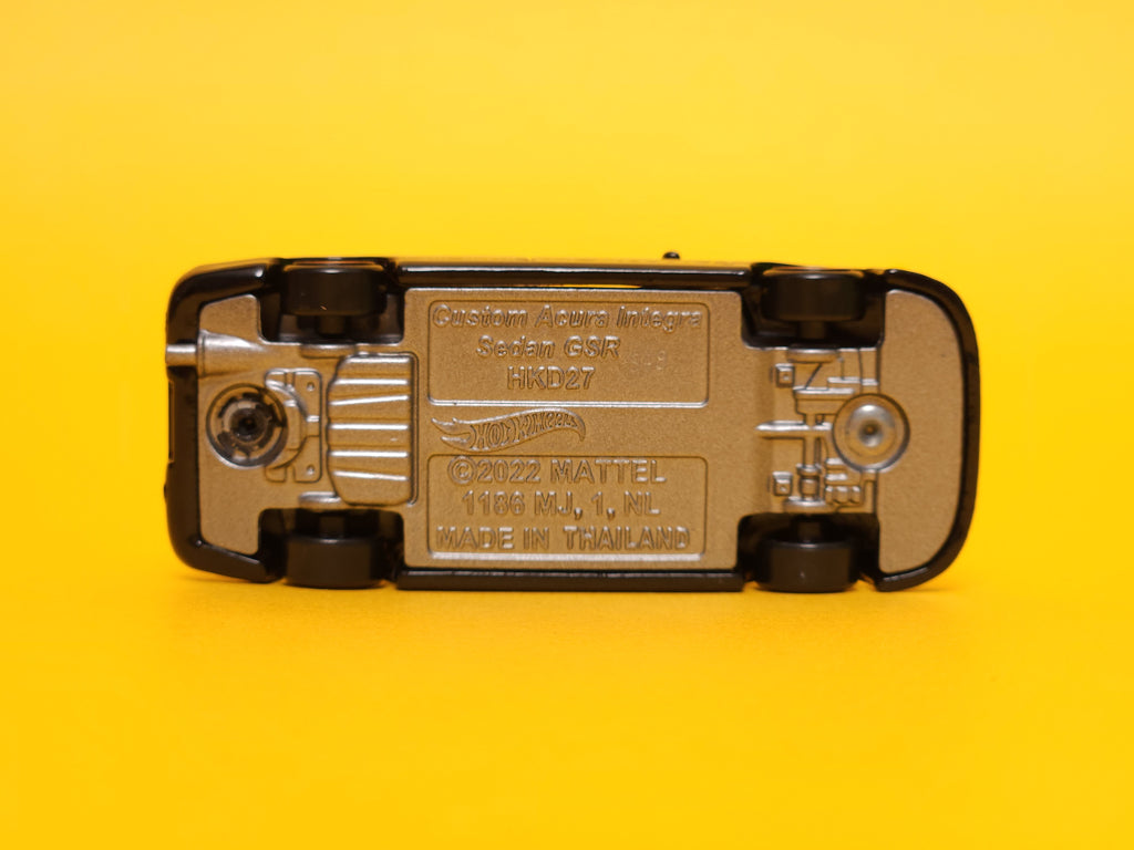 Custom Acura Integra Sedan GSR: Black – 2024 Mattel Hot Wheels Silver
