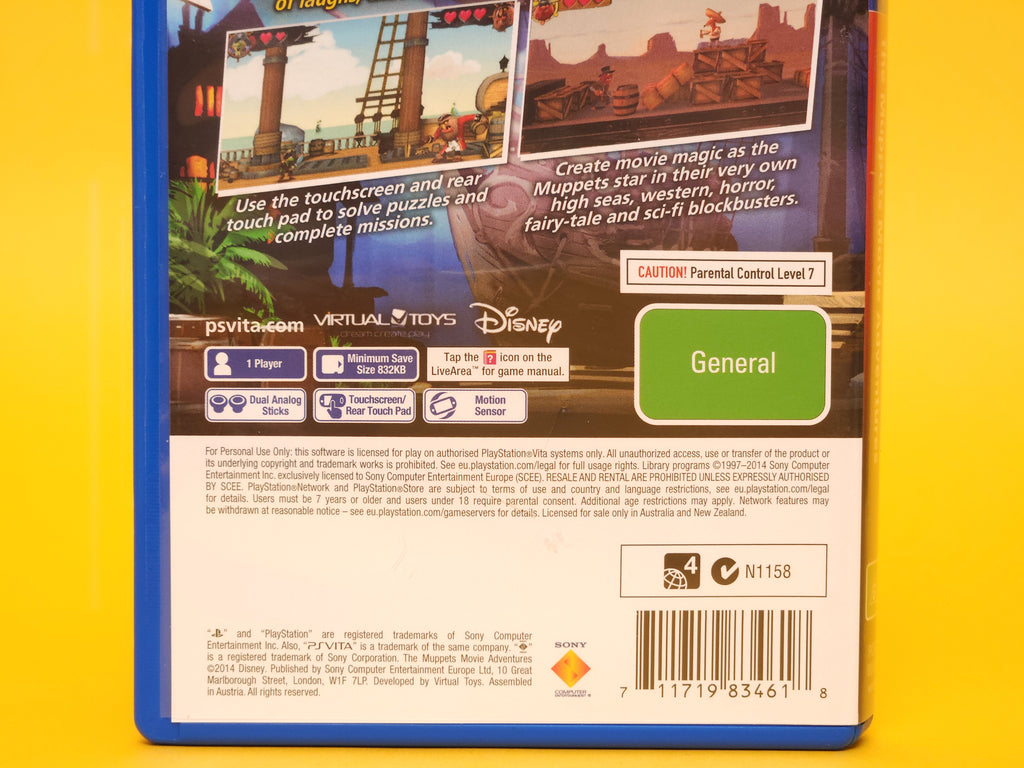 The Muppets Movie Adventures – 2014 PlayStation Vita